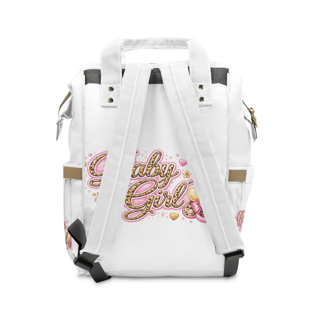 Baby Girl Princess Diaper Backpack — Multifunctional Newborn Essentials Bag