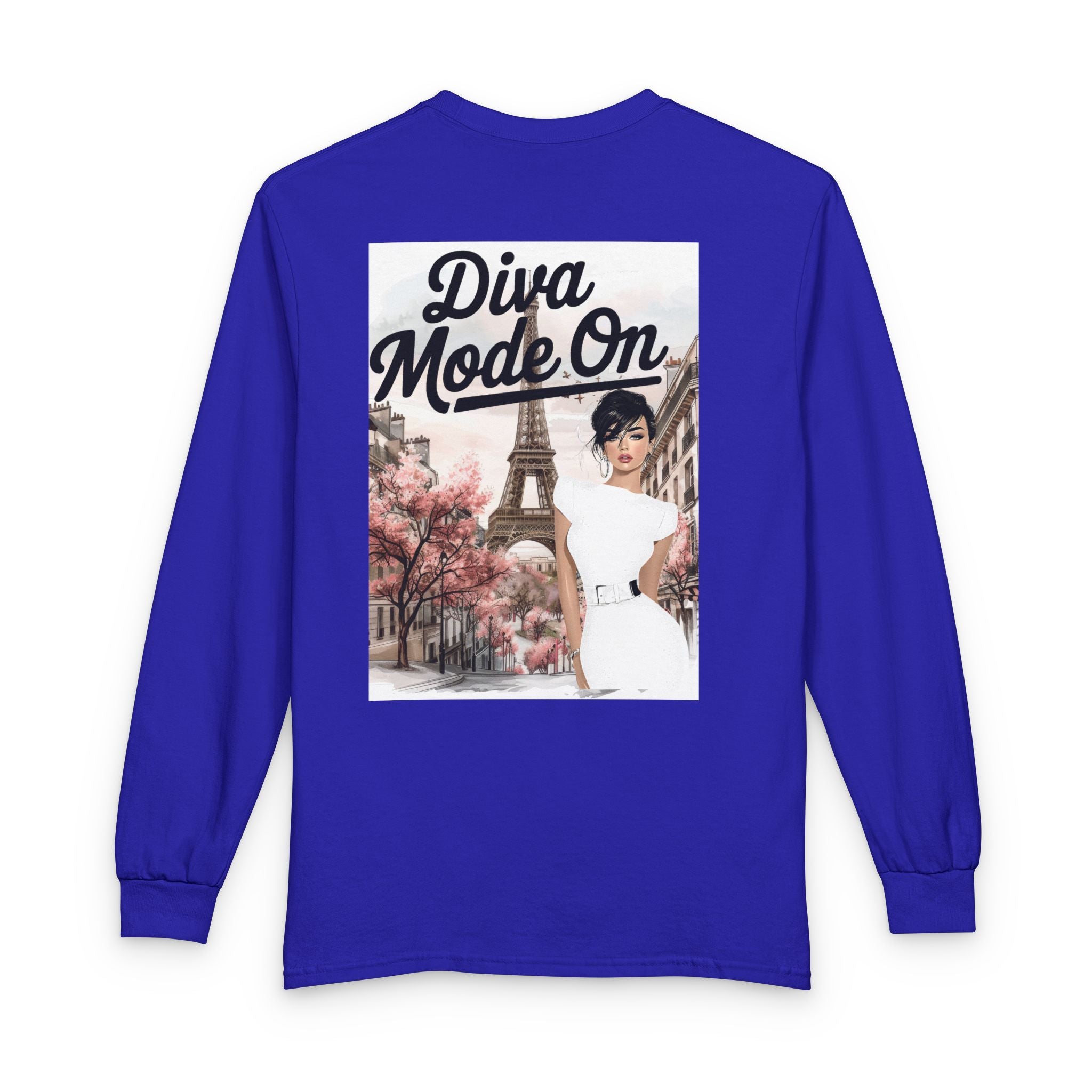 Diva Mode On Long Sleeve Tee