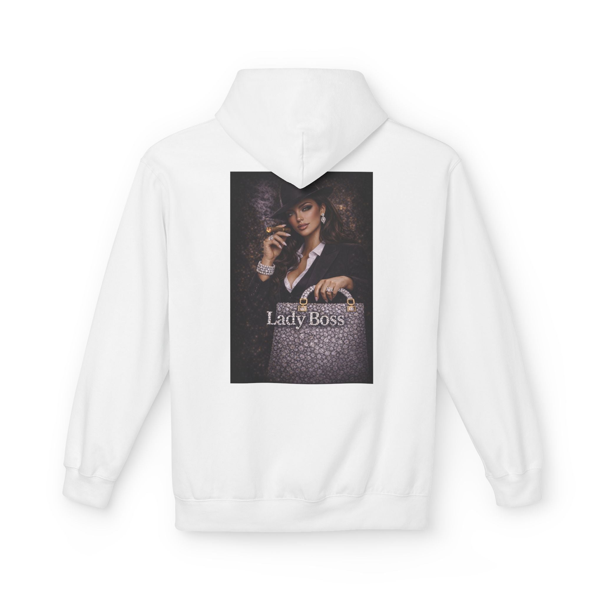 Lady Boss Hoodie — Empowered Chic Graphic Pullover Sale ends 02/15/26