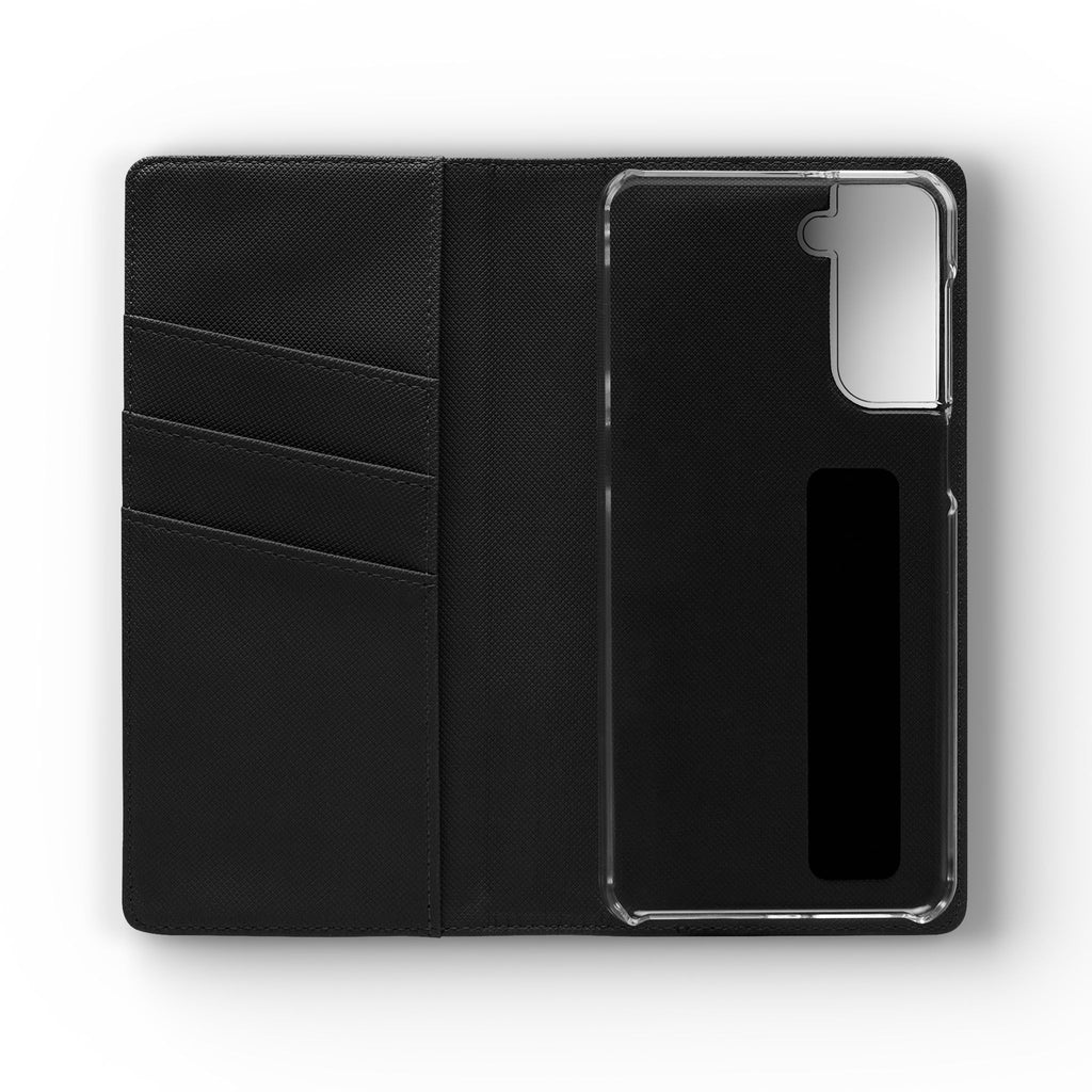 Survival Mode On Flip Phone Case — Wallet Flip Case with 'Survival Mode' Design