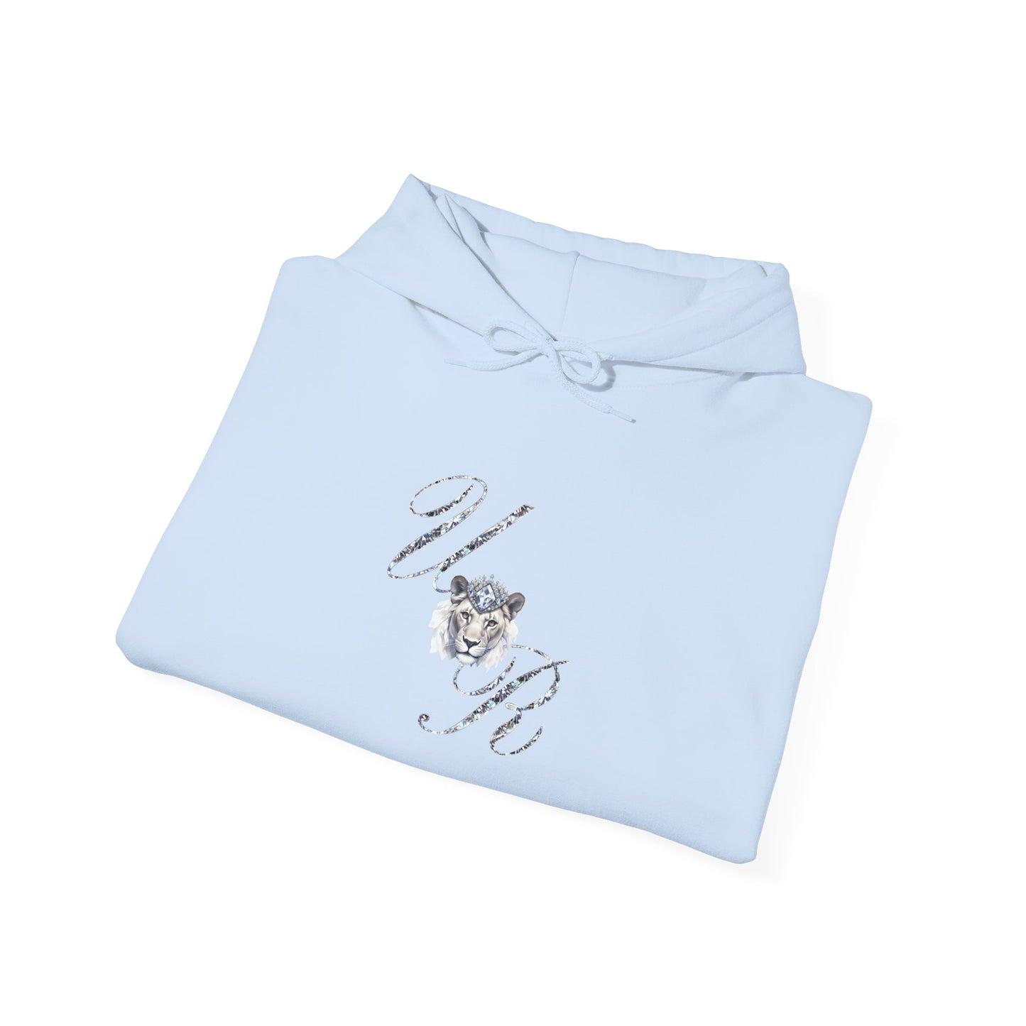 Unapologetically Reborn Logo Hoodie, 'Reborn' Script Design, Script Initials on Sleeves