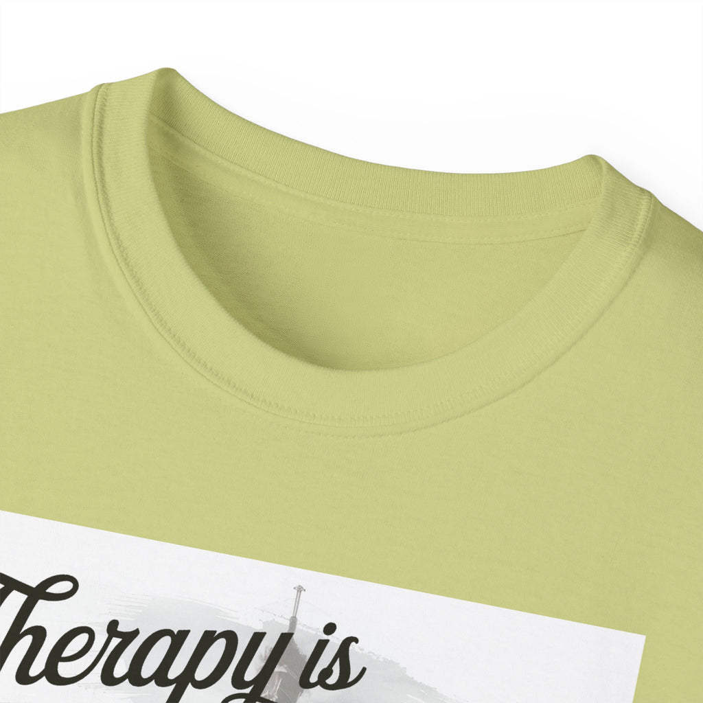 Fashion Quote Tee — "Therapy Is Temporary, Fashion Is Forever" Graphic T-Shirt