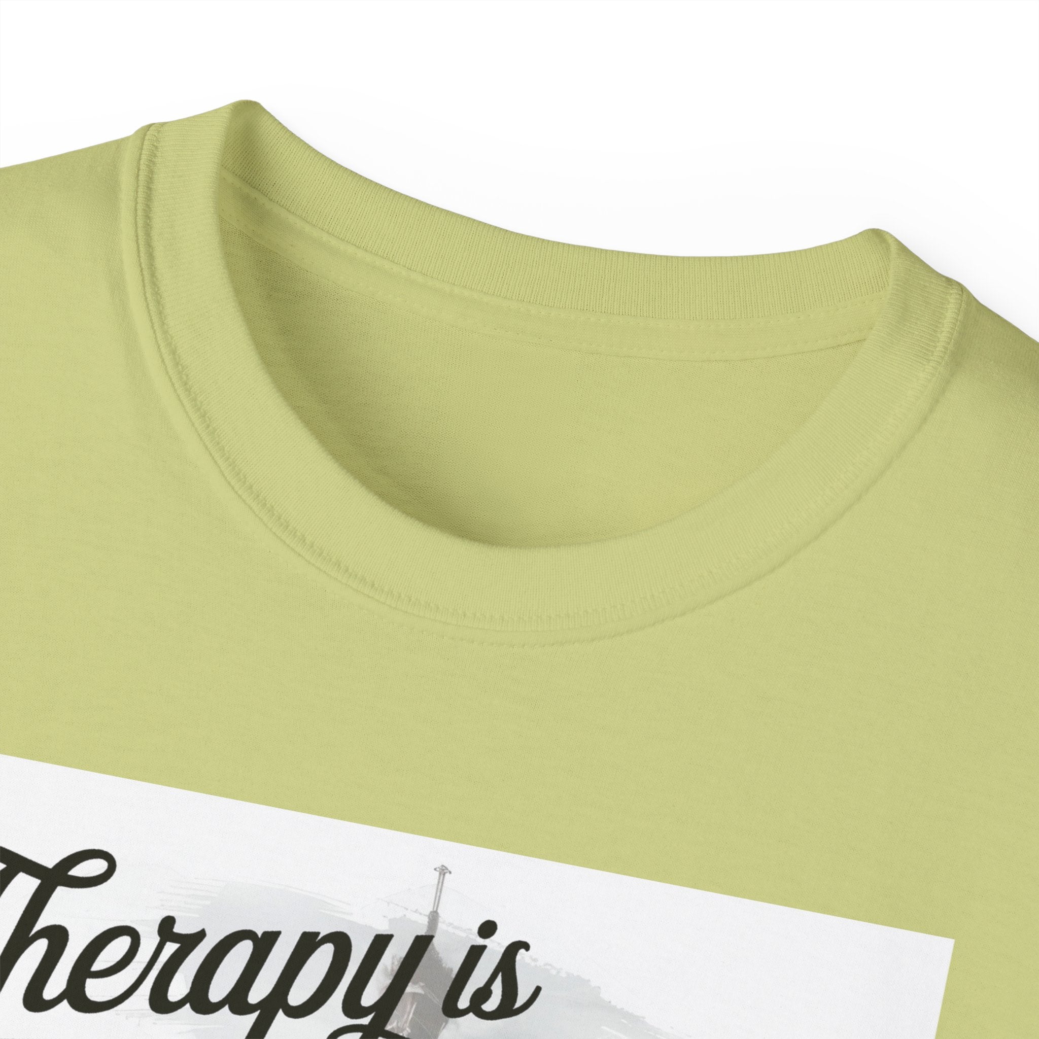 Fashion Quote Tee — "Therapy Is Temporary, Fashion Is Forever" Graphic T-Shirt