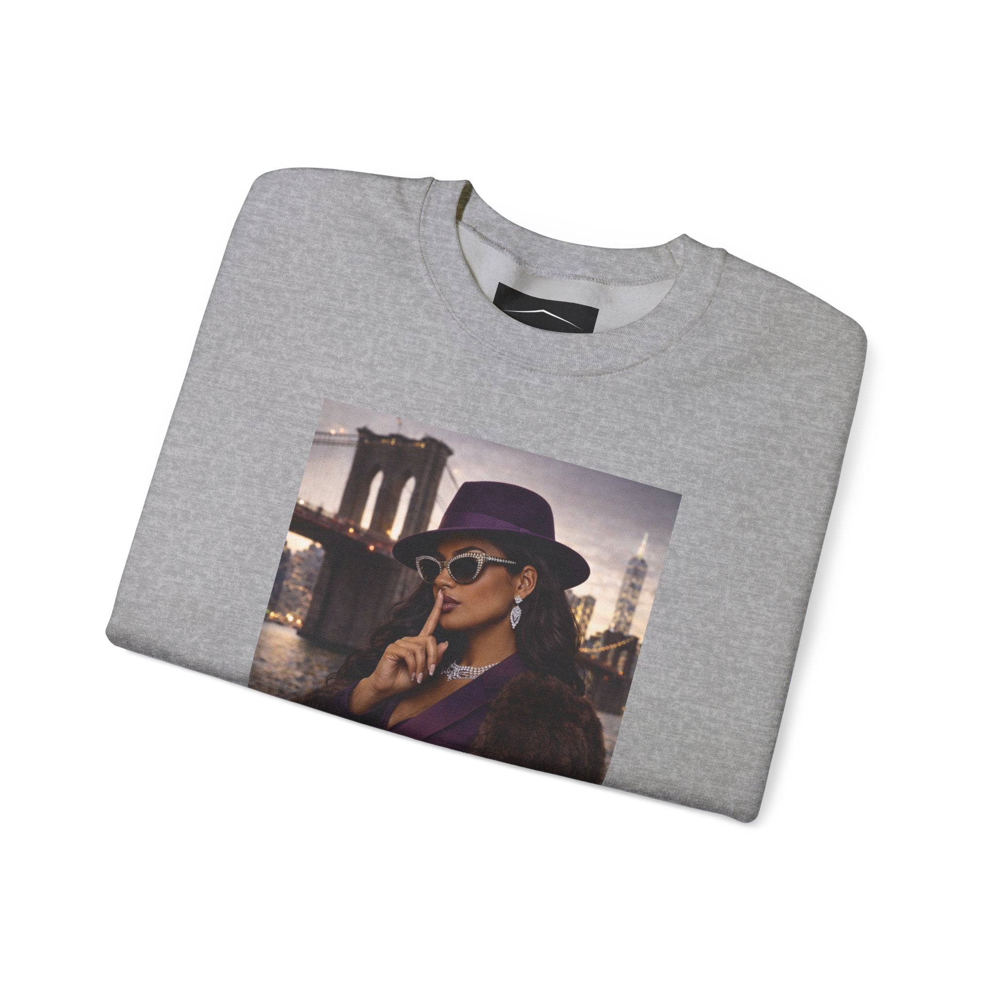 Omertà Crewneck Sweatshirt – Vintage Noir Graphic Crewneck Sale ends 02/15/26