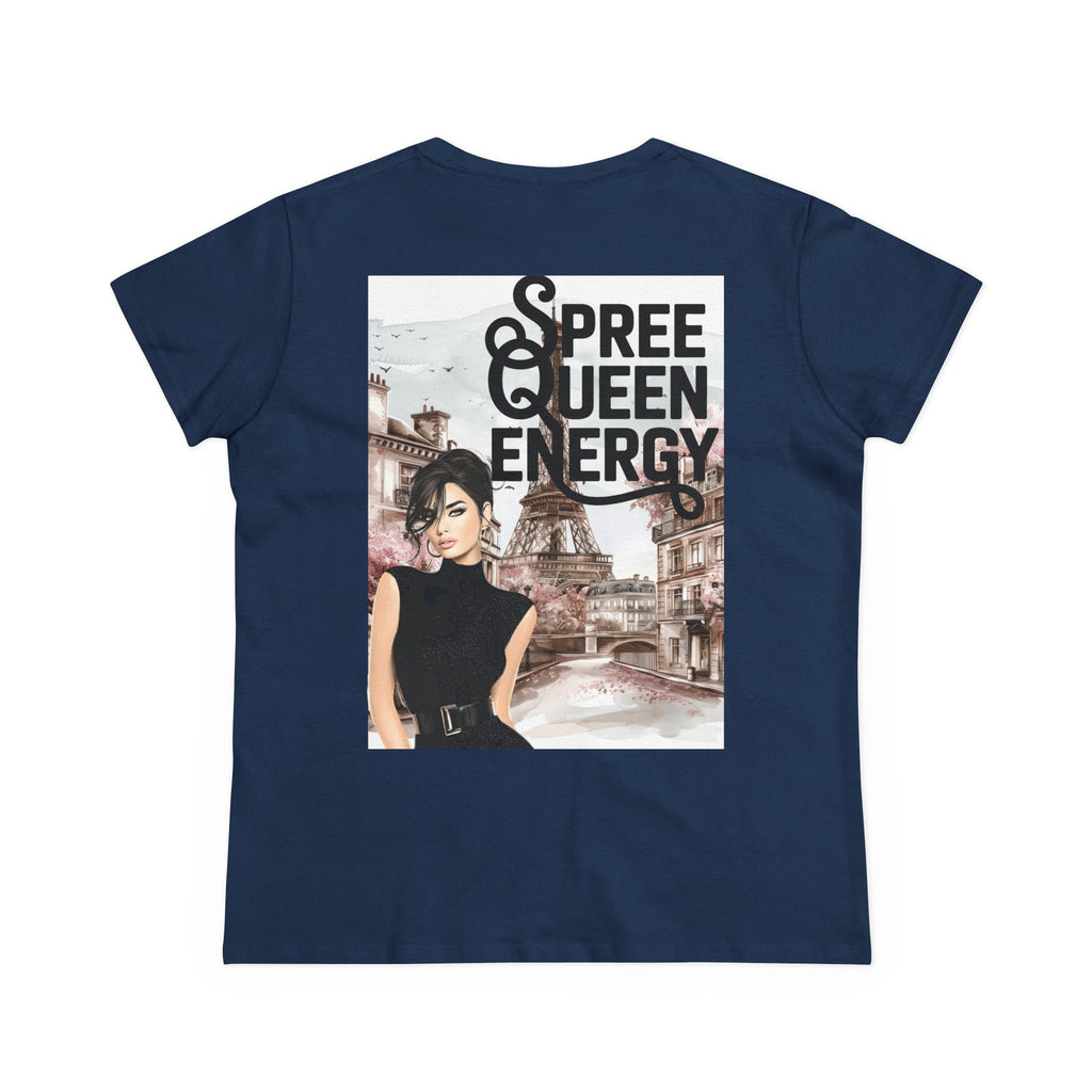 Spree Queen Energy Tee — Paris Fashion Graphic Women's T‑Shirt