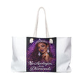 Weekender Bag — "No Apologies, Just Diamonds" Glam Travel Tote