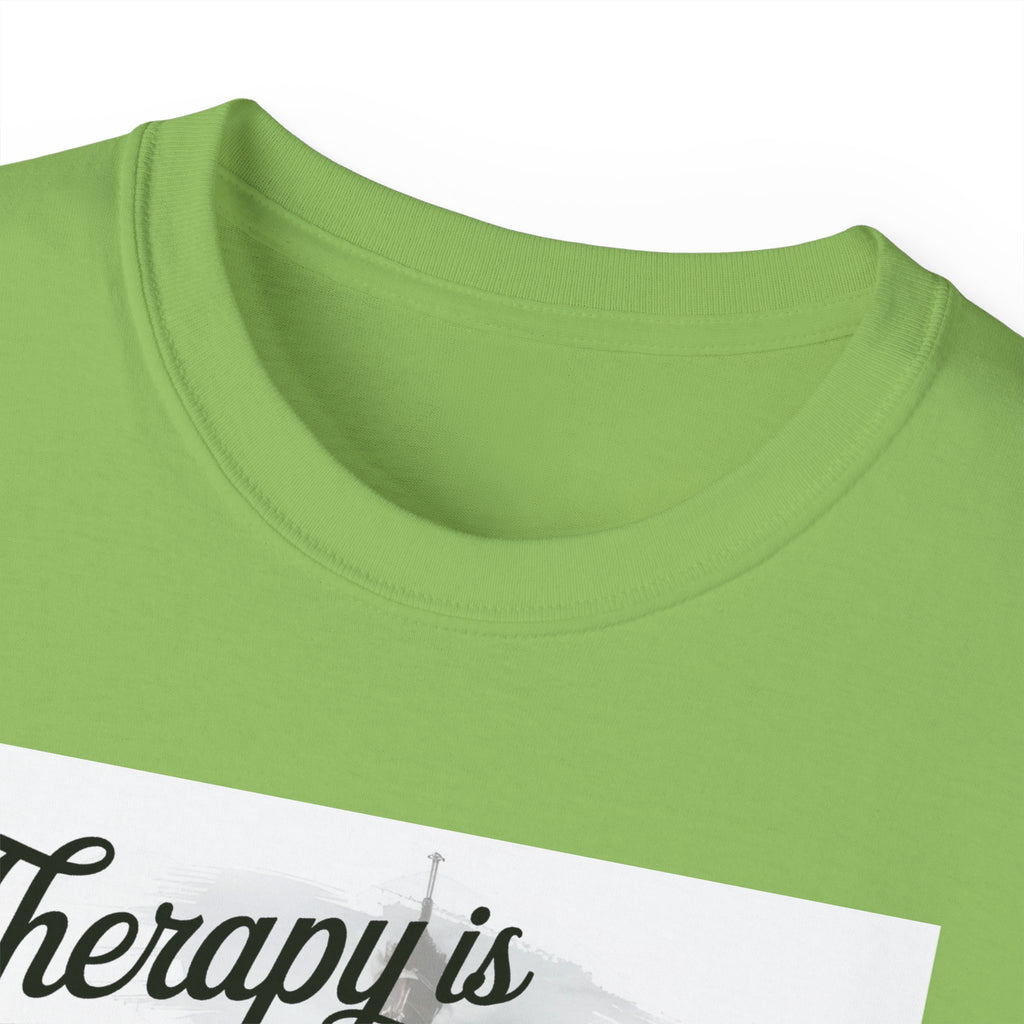 Fashion Quote Tee — "Therapy Is Temporary, Fashion Is Forever" Graphic T-Shirt