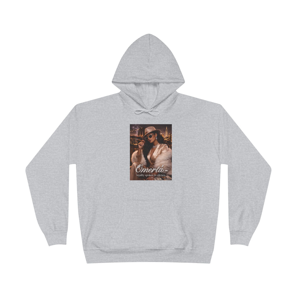 Vintage Cigarette Girl Hoodie — 'Cinerilla' Retro Pinup Pullover