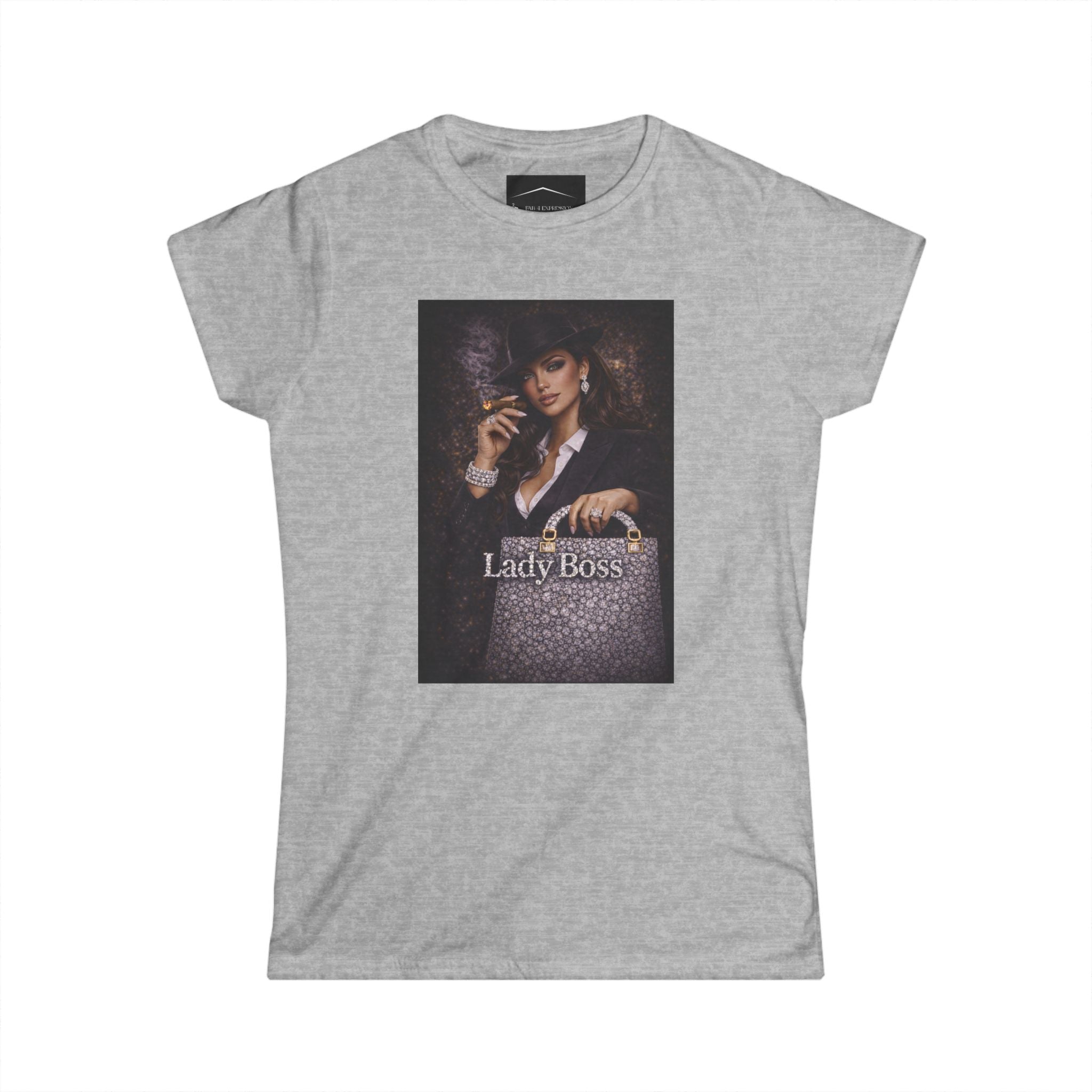 Lady Boss Graphic Tee — Women's Empowerment Vintage Style Shirt Sale end 02/15/26
