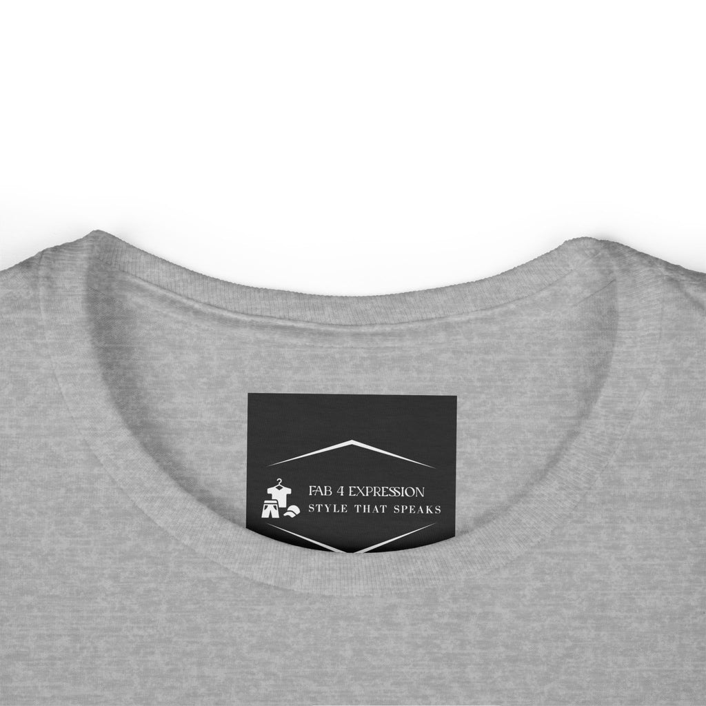 Soft & Savage Women's Tee — Retro Glam Portrait Graphic Shirt