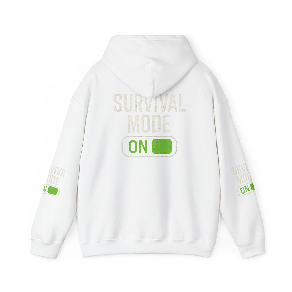 Survival Mode On Hoodie — Casual Graphic Pullover for Everyday Comfort