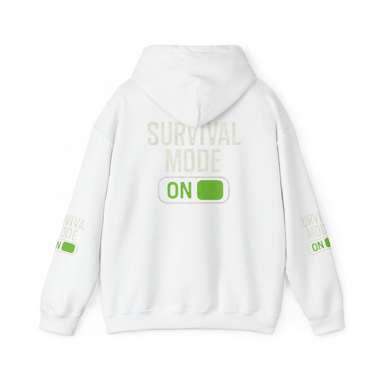 Survival Mode On Hoodie — Casual Graphic Pullover for Everyday Comfort