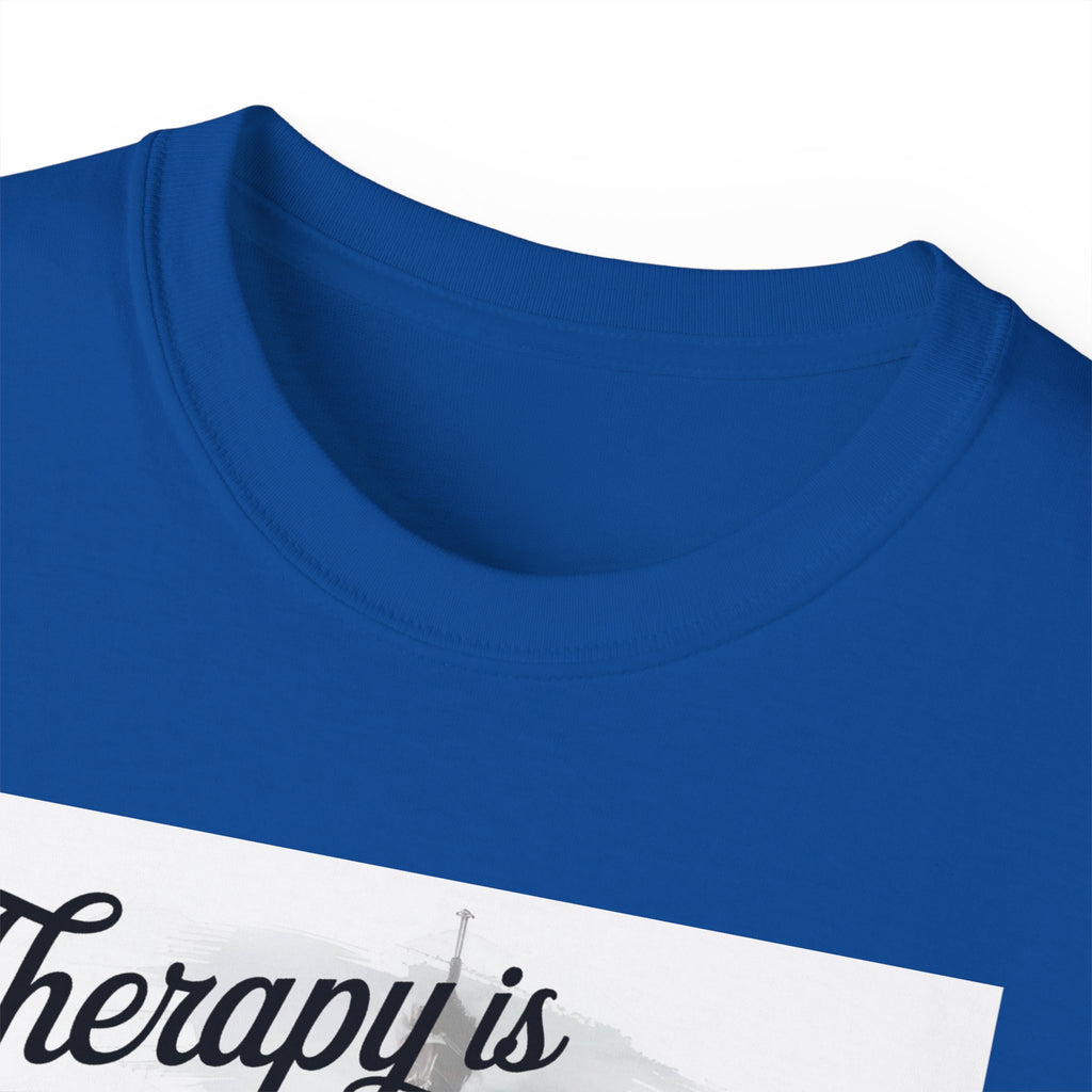 Fashion Quote Tee — "Therapy Is Temporary, Fashion Is Forever" Graphic T-Shirt