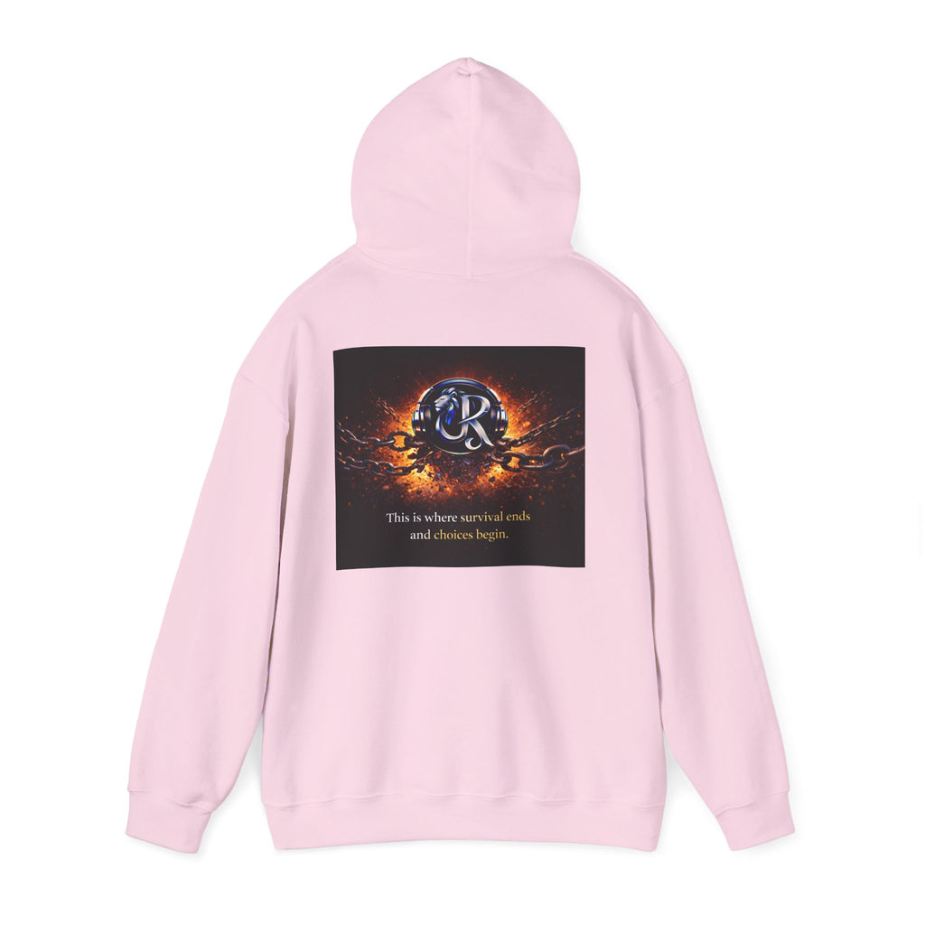 Ember Crest Hoodie — "This is where warrior souls and dreams begin" Graphic Pullover