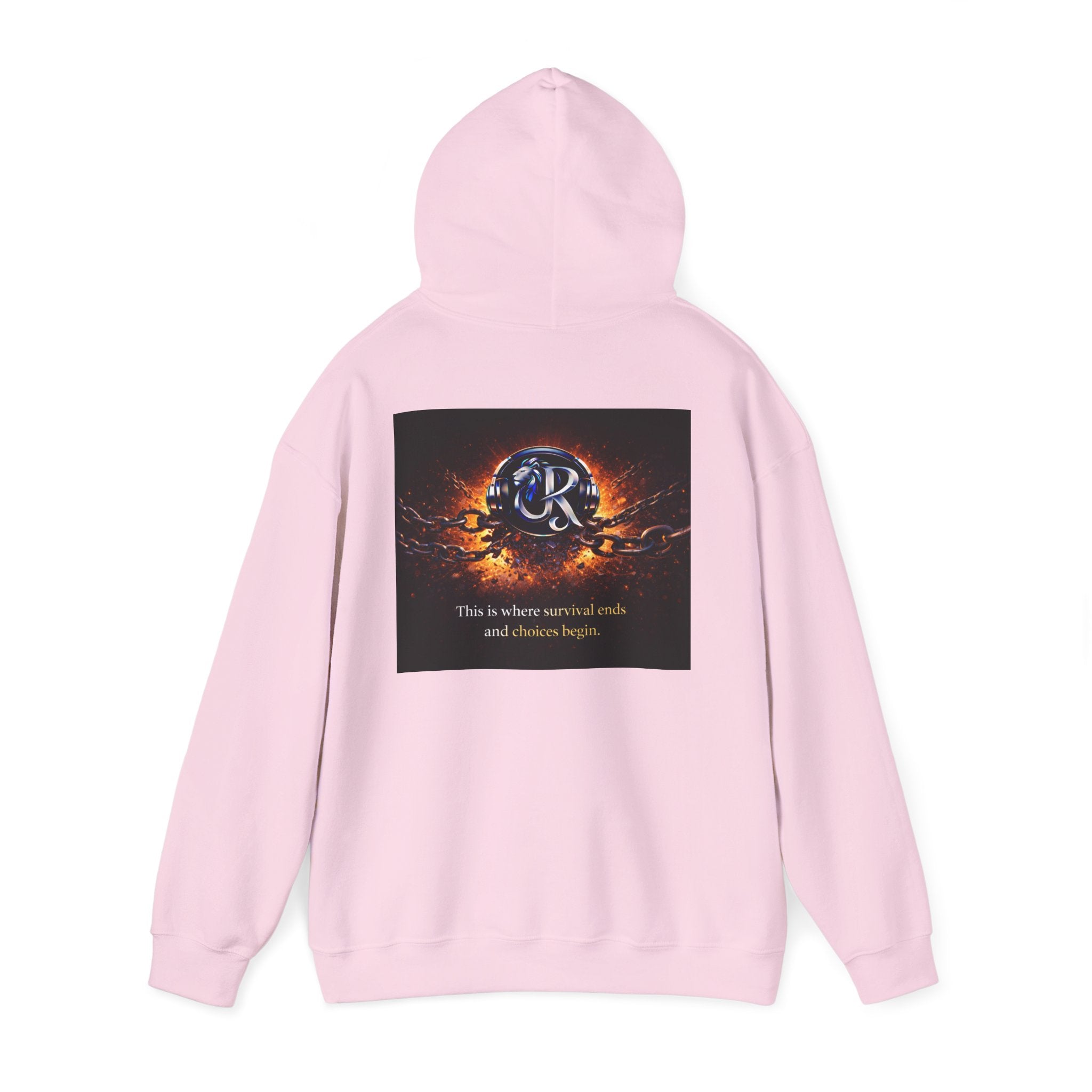 Ember Crest Hoodie — "This is where warrior souls and dreams begin" Graphic Pullover