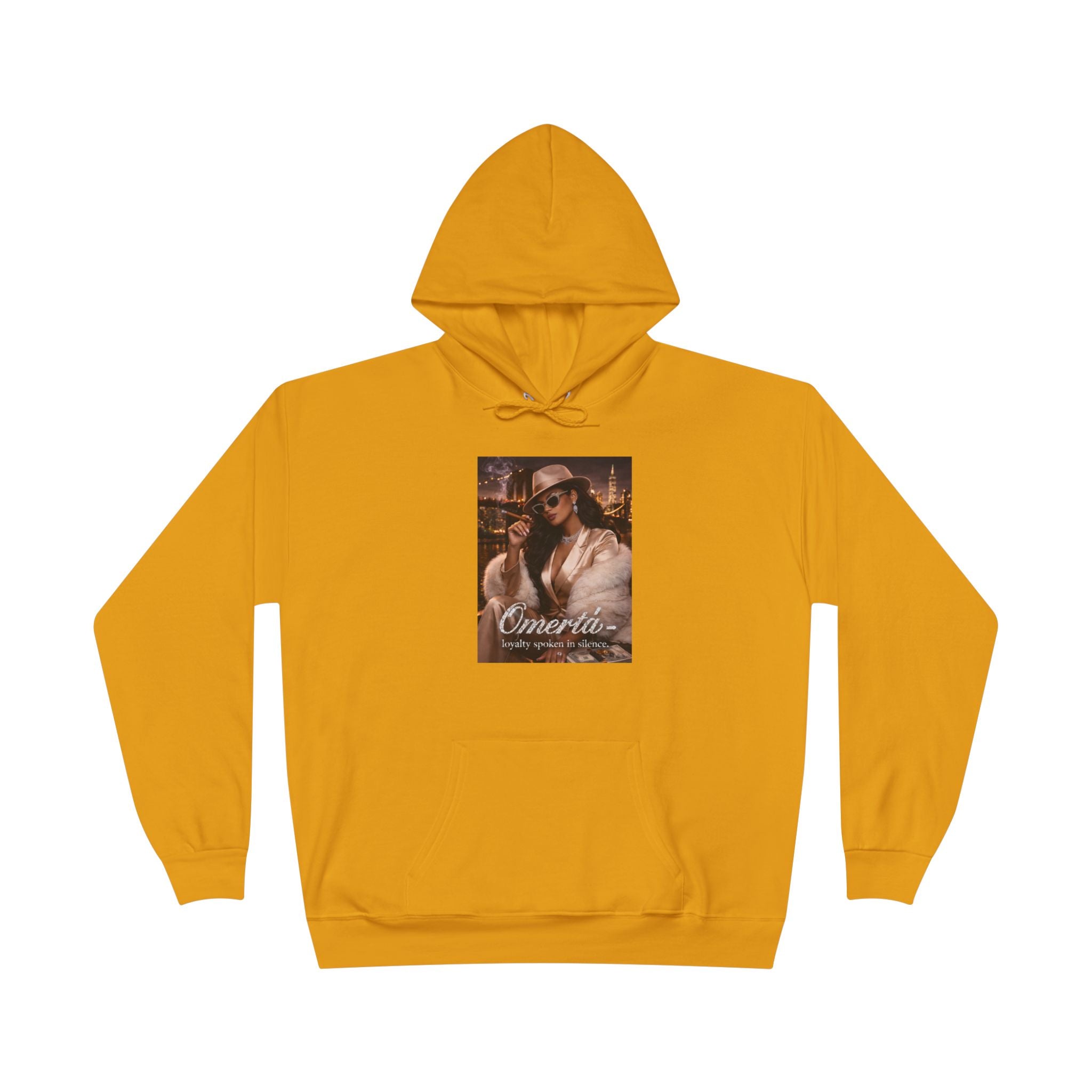 Vintage Cigarette Girl Hoodie — 'Cinerilla' Retro Pinup Pullover