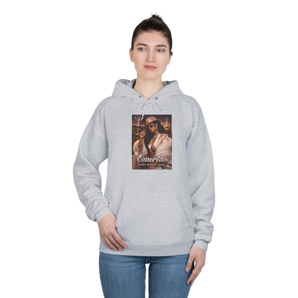 Vintage Cigarette Girl Hoodie — 'Cinerilla' Retro Pinup Pullover