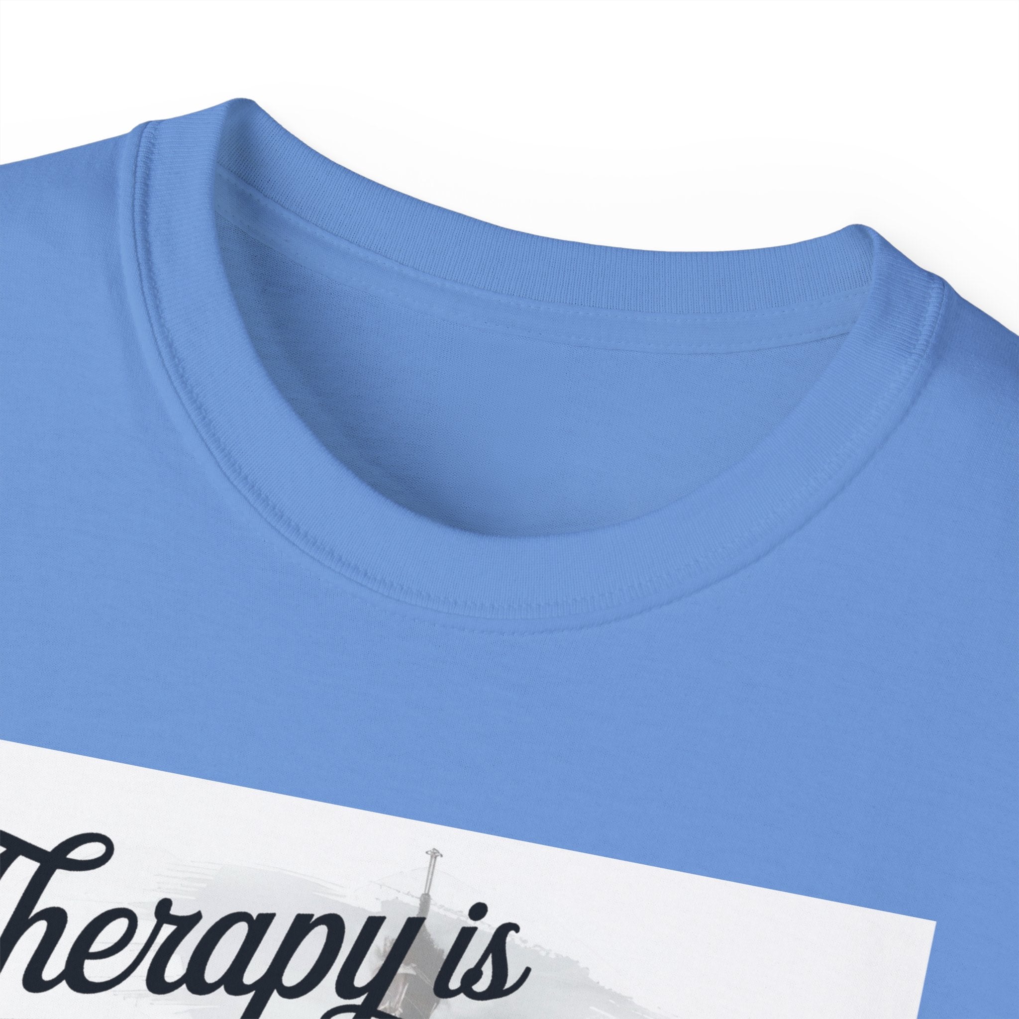 Fashion Quote Tee — "Therapy Is Temporary, Fashion Is Forever" Graphic T-Shirt