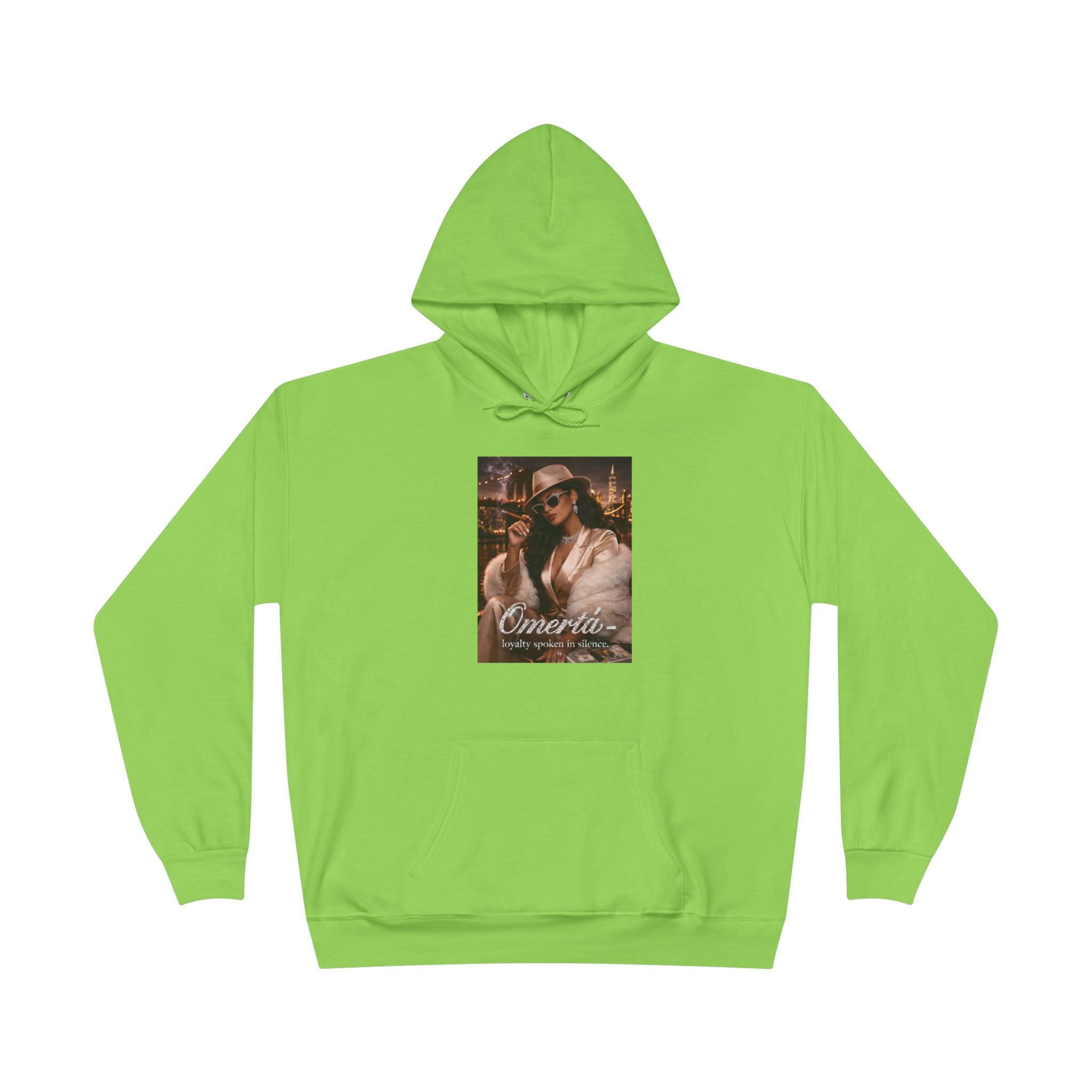 Vintage Cigarette Girl Hoodie — 'Cinerilla' Retro Pinup Pullover