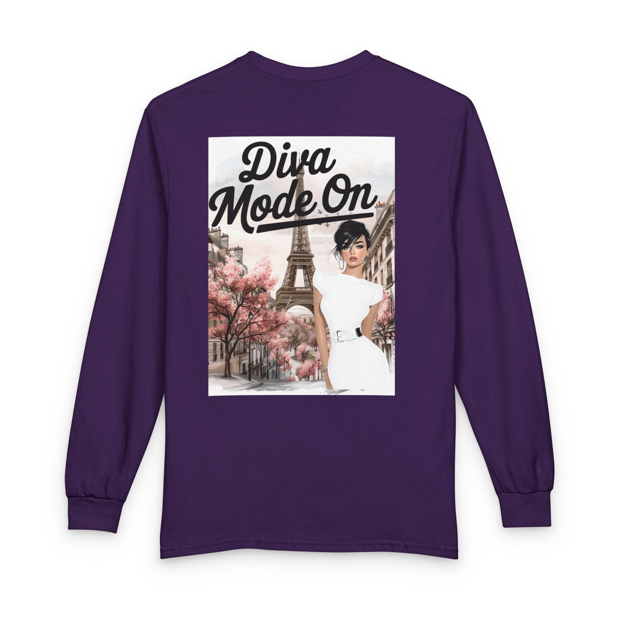 Diva Mode On Long Sleeve Tee