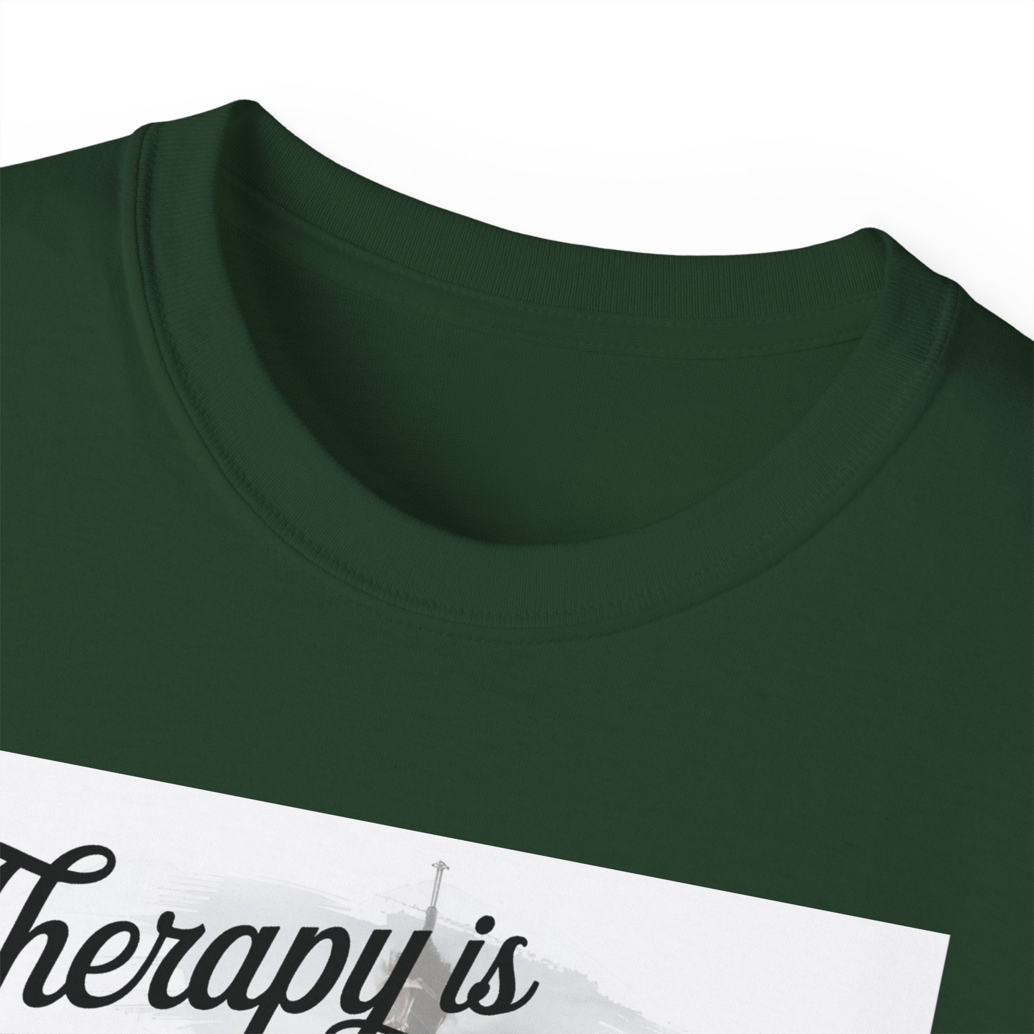 Fashion Quote Tee — "Therapy Is Temporary, Fashion Is Forever" Graphic T-Shirt