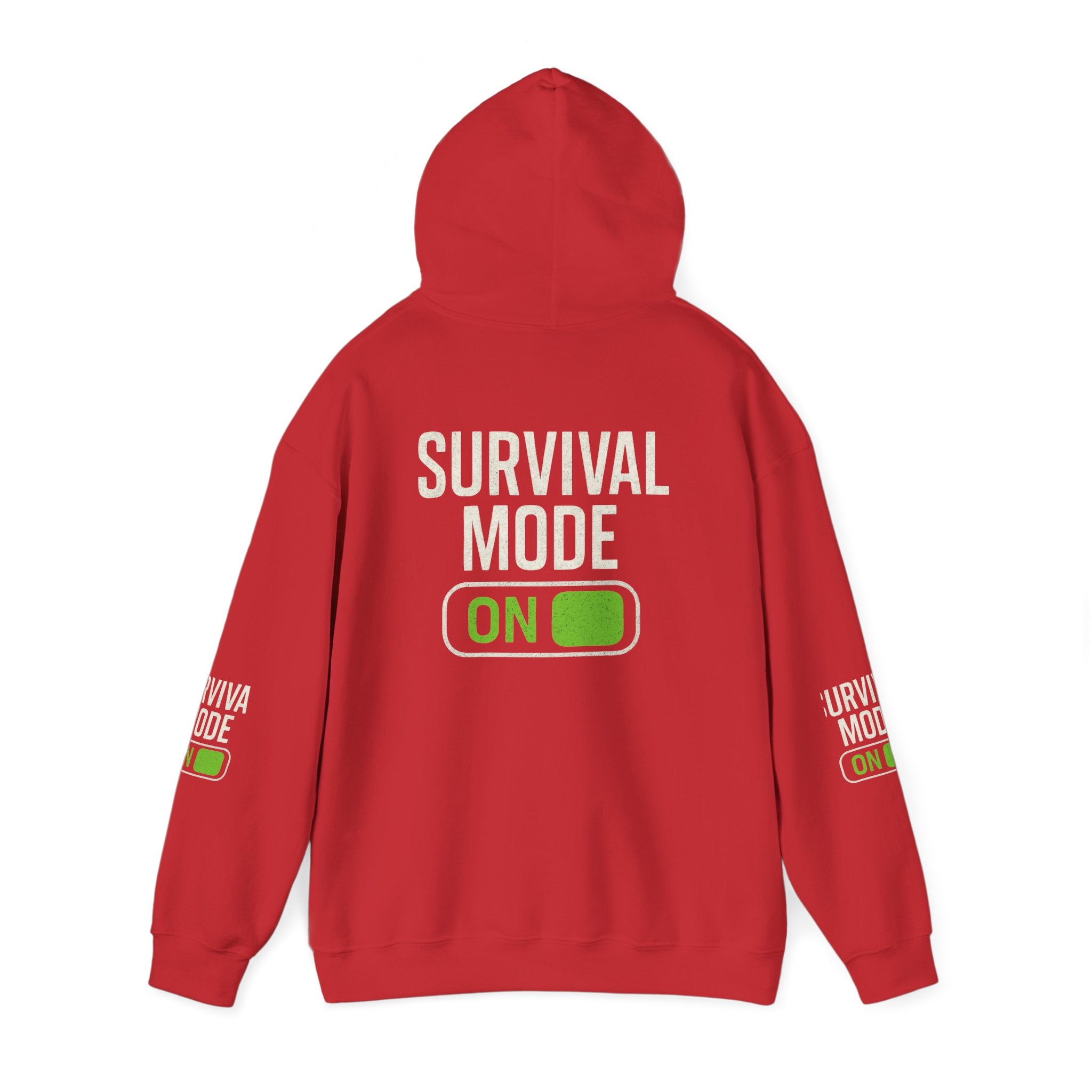 Survival Mode On Hoodie — Casual Graphic Pullover for Everyday Comfort