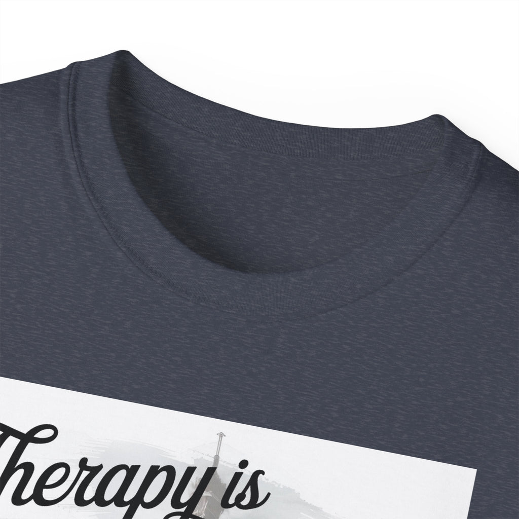 Fashion Quote Tee — "Therapy Is Temporary, Fashion Is Forever" Graphic T-Shirt