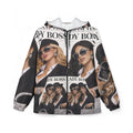 Lady Boss Windbreaker Jacket — Chic All-Over-Print Fashion Jacket Sale Ends 02/15/26