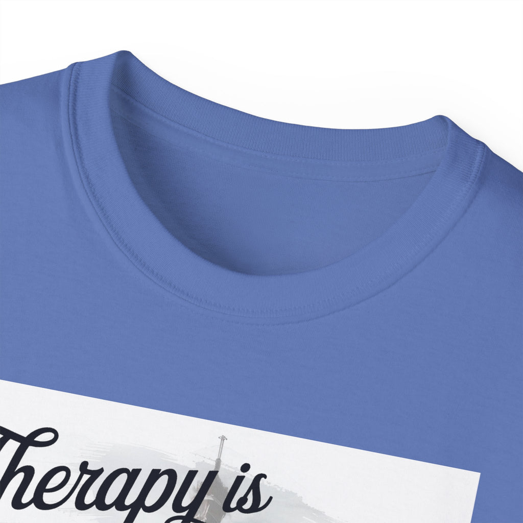 Fashion Quote Tee — "Therapy Is Temporary, Fashion Is Forever" Graphic T-Shirt