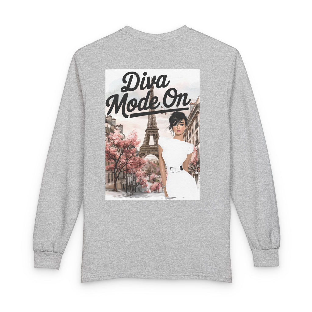Diva Mode On Long Sleeve Tee