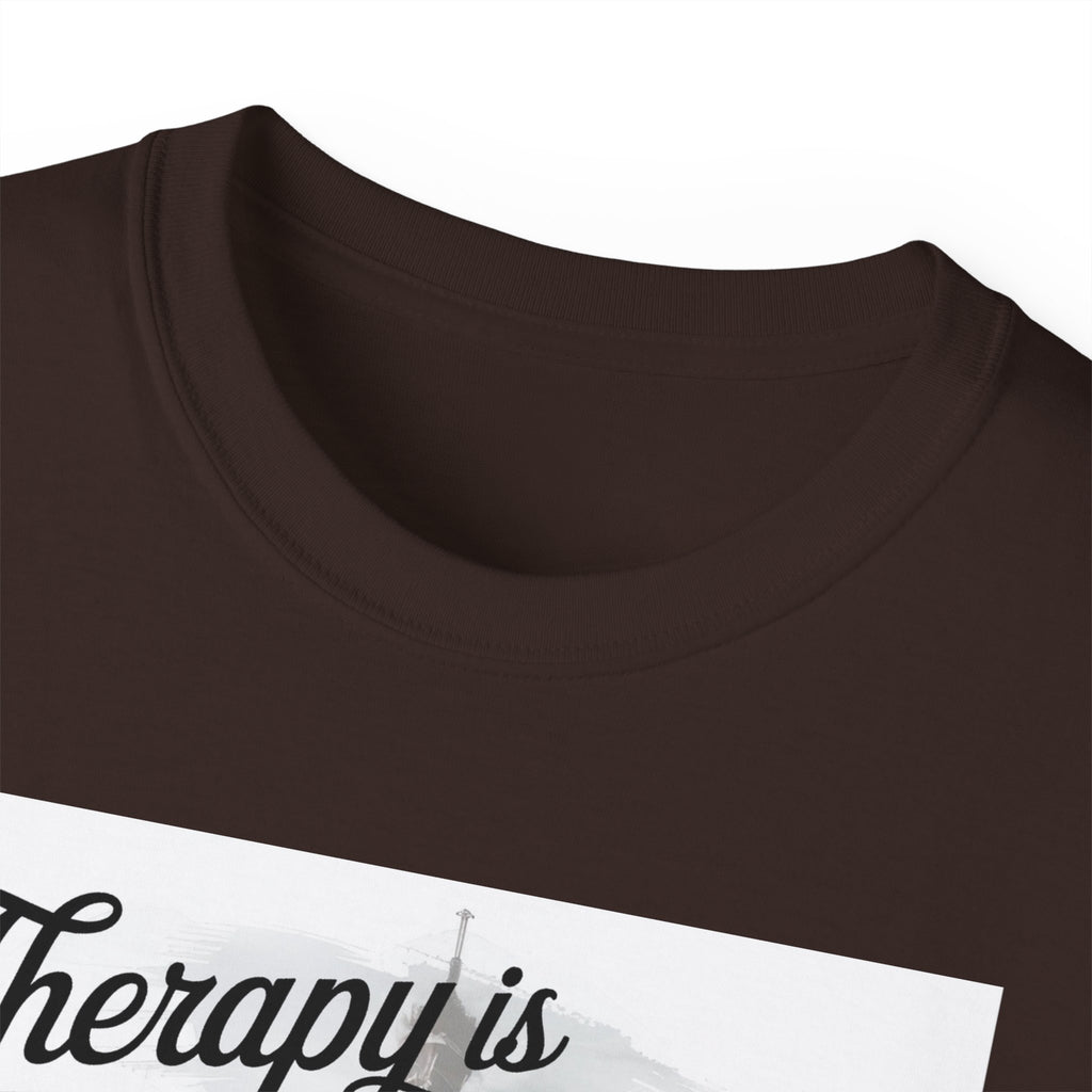 Fashion Quote Tee — "Therapy Is Temporary, Fashion Is Forever" Graphic T-Shirt