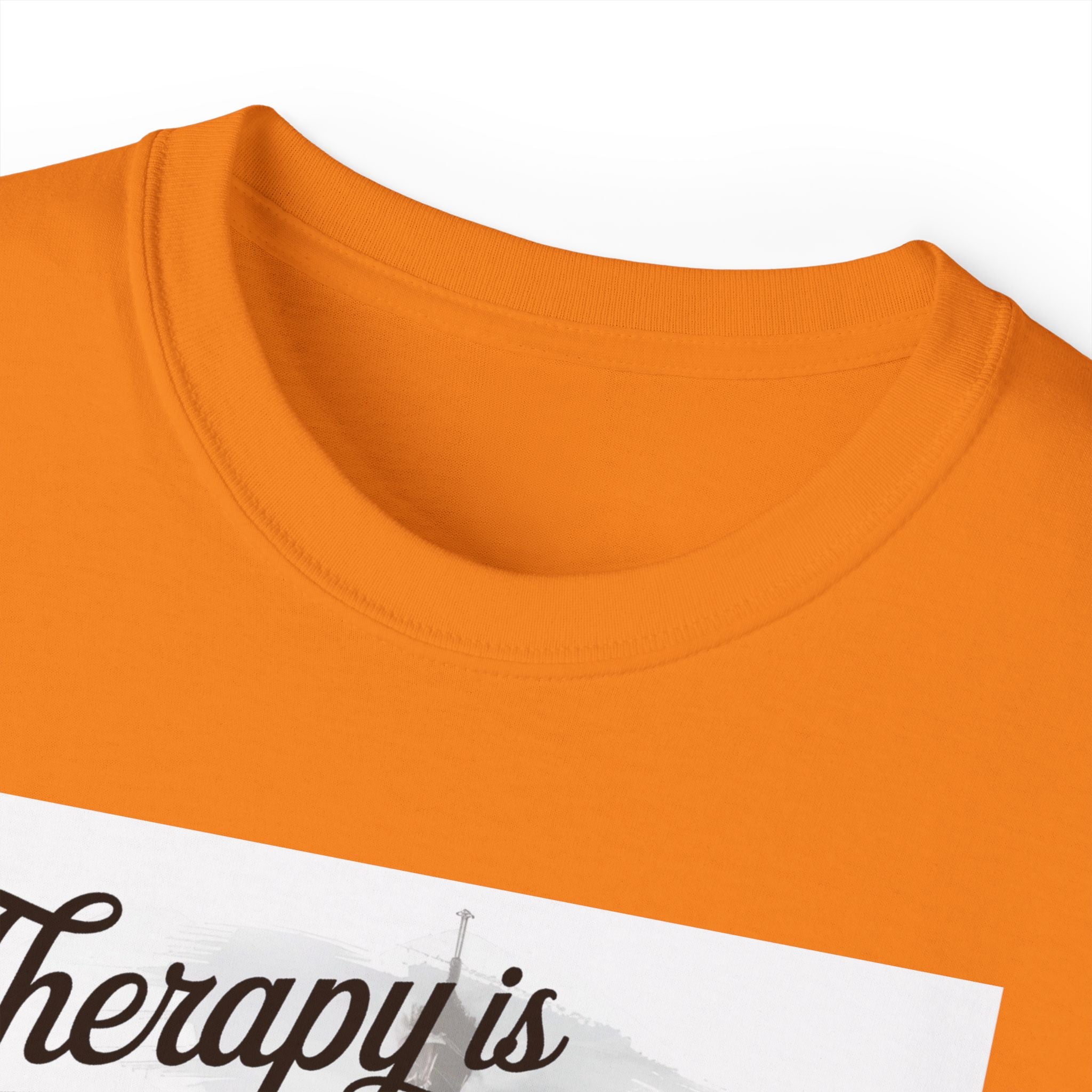Fashion Quote Tee — "Therapy Is Temporary, Fashion Is Forever" Graphic T-Shirt