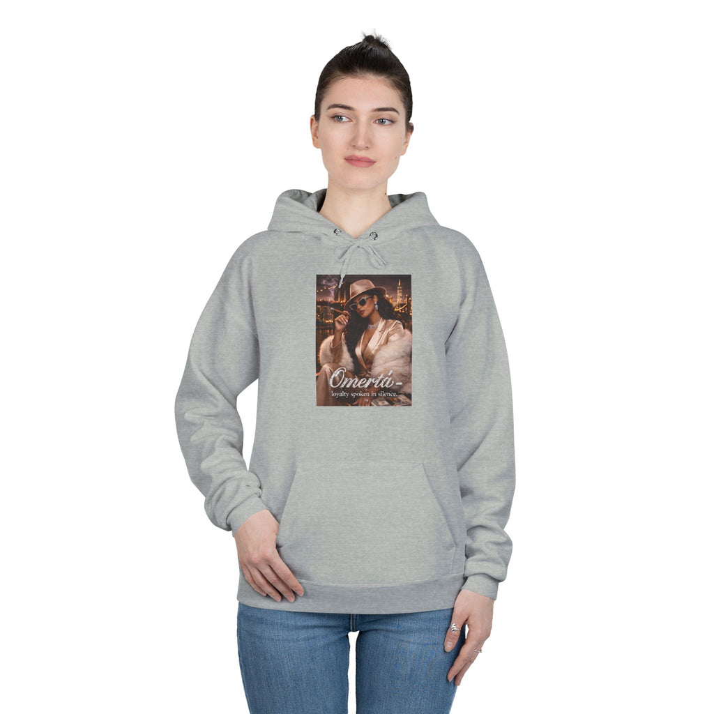 Vintage Cigarette Girl Hoodie — 'Cinerilla' Retro Pinup Pullover