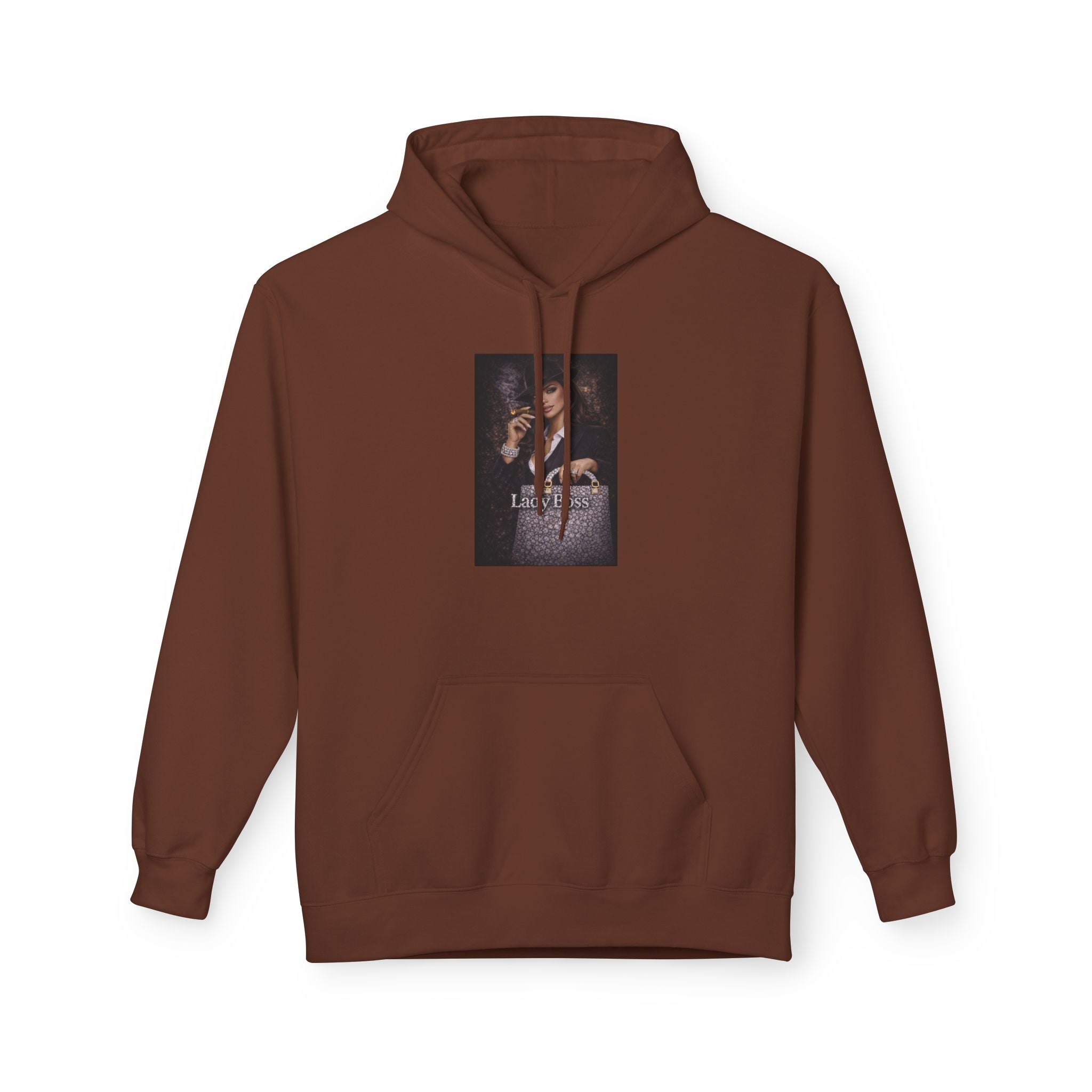 Lady Boss Hoodie — Empowered Chic Graphic Pullover Sale ends 02/15/26