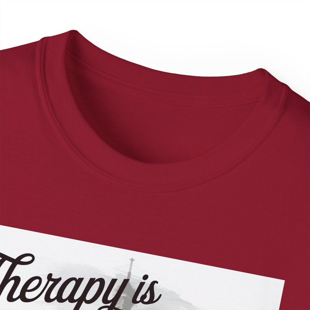 Fashion Quote Tee — "Therapy Is Temporary, Fashion Is Forever" Graphic T-Shirt