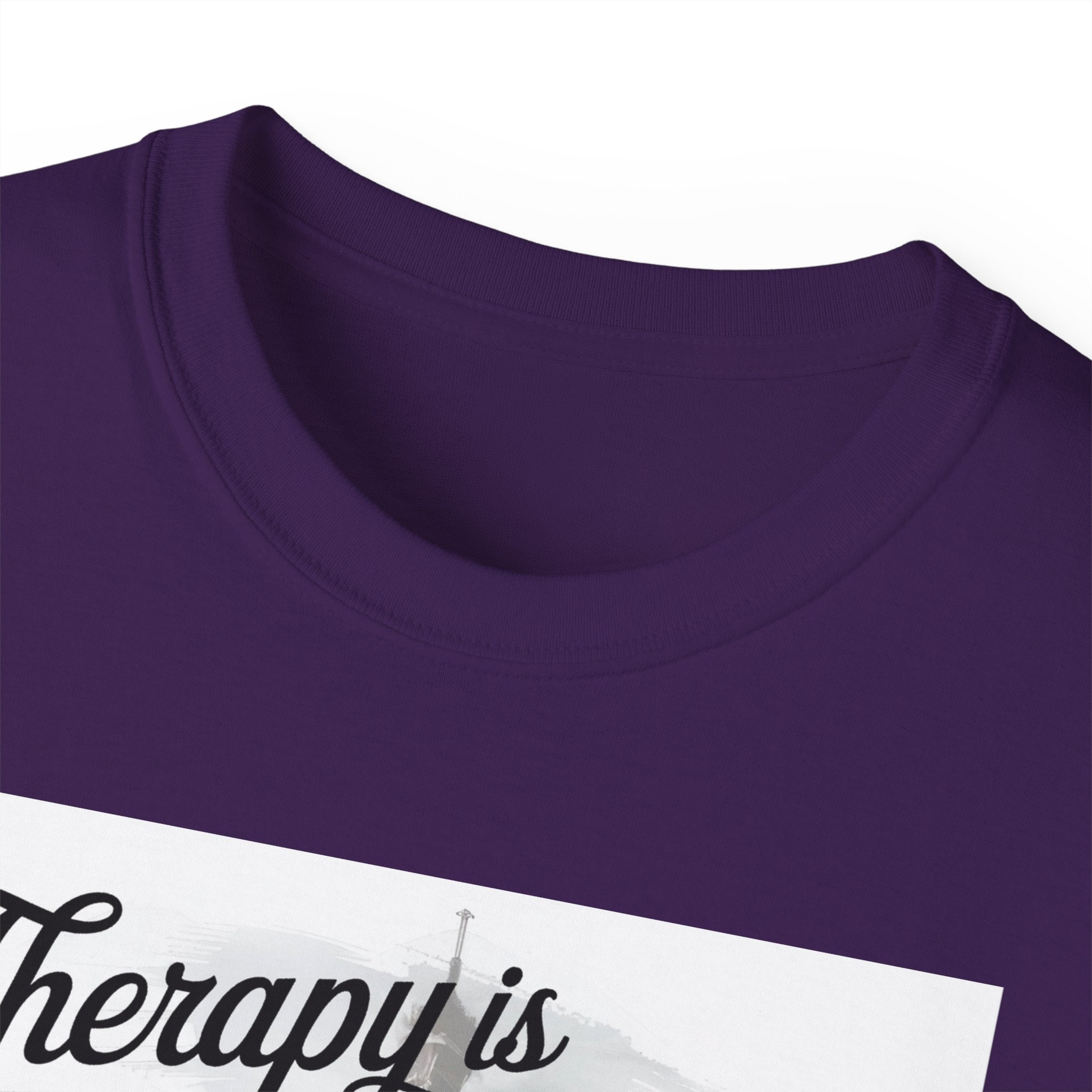 Fashion Quote Tee — "Therapy Is Temporary, Fashion Is Forever" Graphic T-Shirt