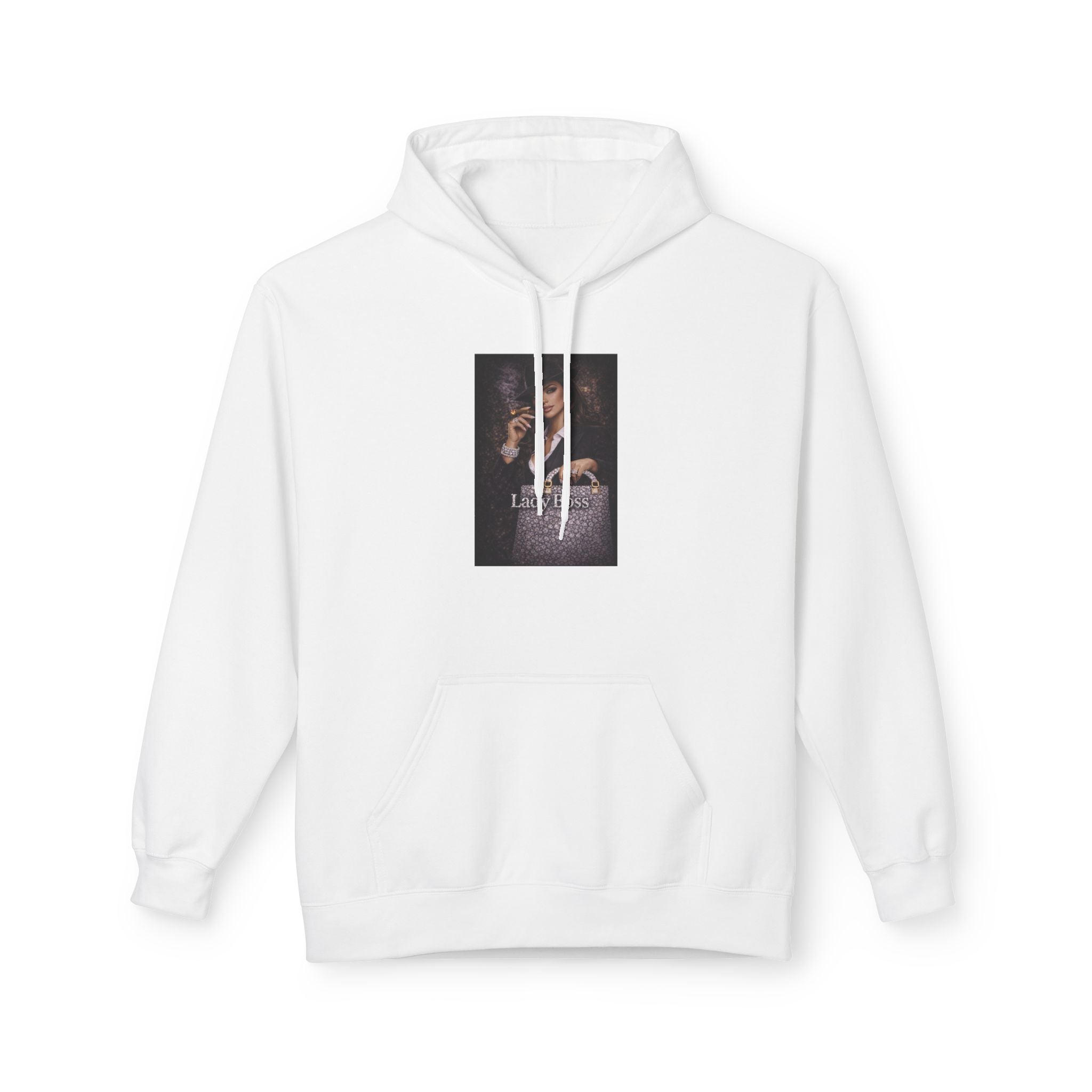 Lady Boss Hoodie — Empowered Chic Graphic Pullover Sale ends 02/15/26