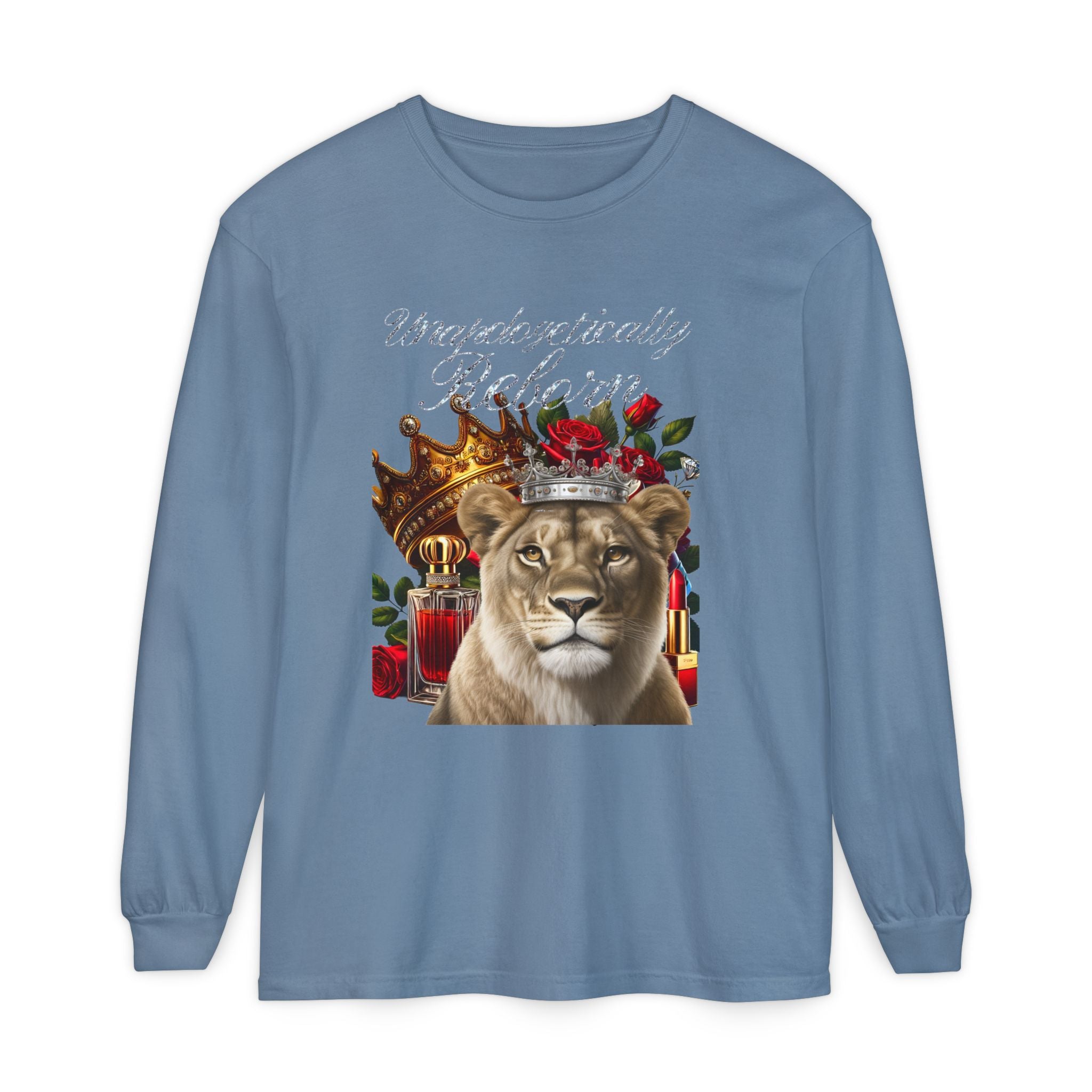 Unapologetically Reborn Long-Sleeve Tee — Strength, Redefined