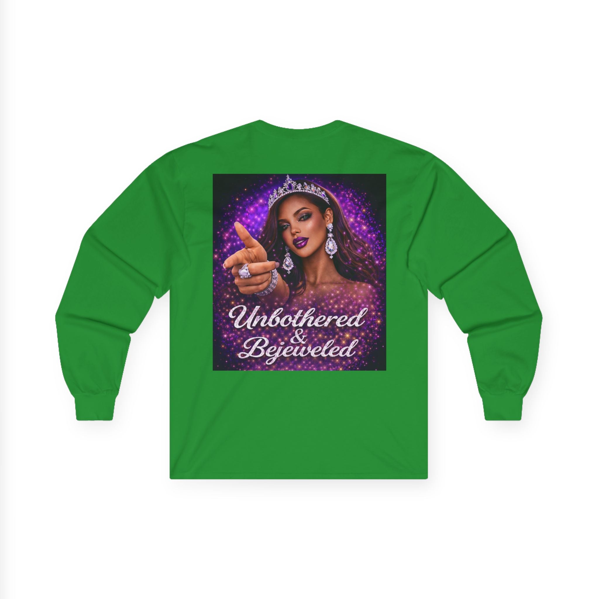 Unbothered & Bejeweled Long Sleeve Tee