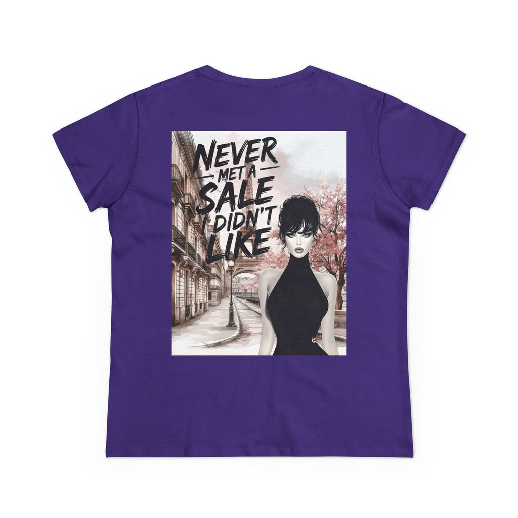 Graphic Tee — 'Never Met a Sale I Didn't Like' Women's Fashion T-Shirt