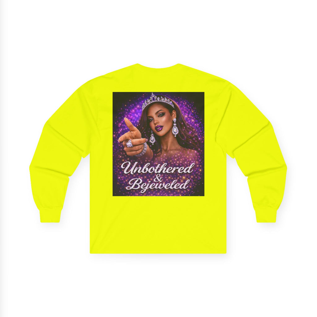 Unbothered & Bejeweled Long Sleeve Tee