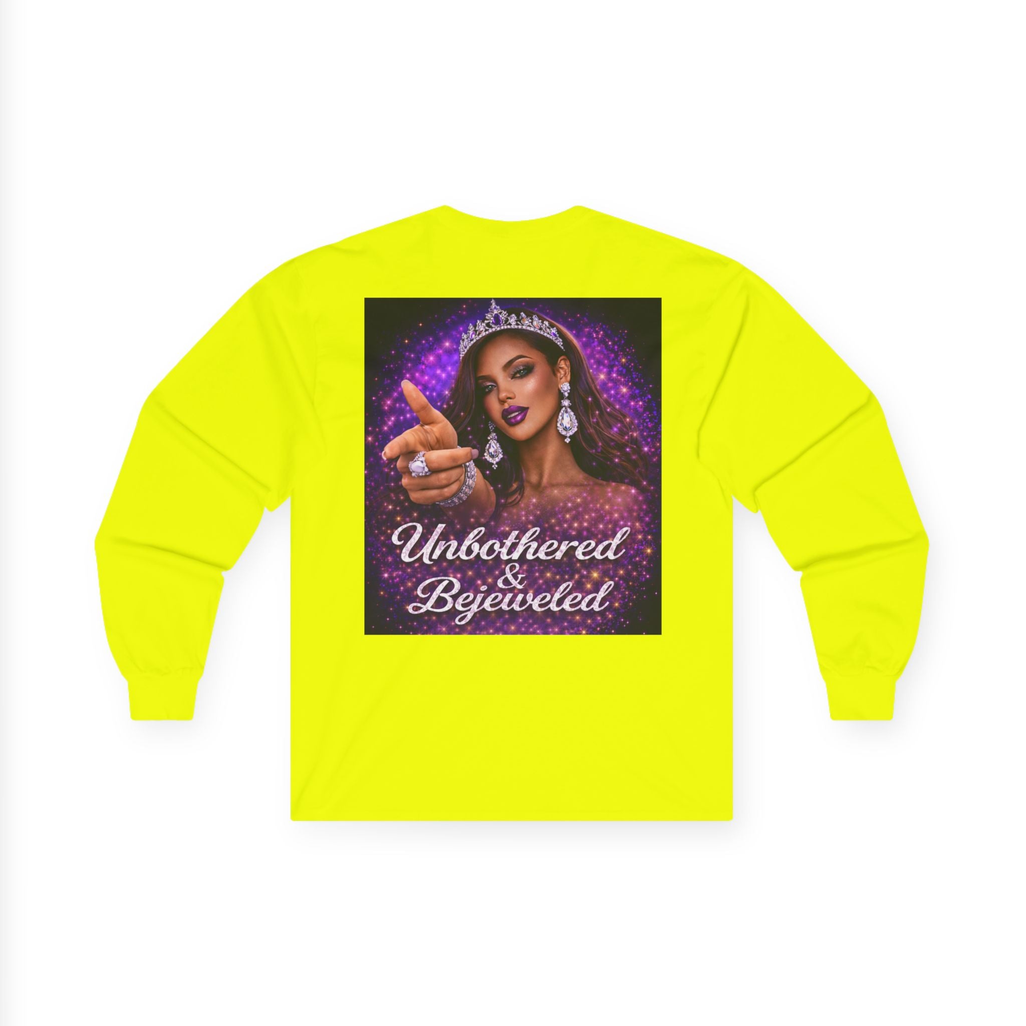 Unbothered & Bejeweled Long Sleeve Tee