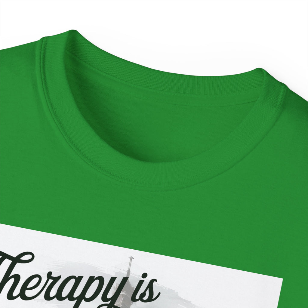 Fashion Quote Tee — "Therapy Is Temporary, Fashion Is Forever" Graphic T-Shirt