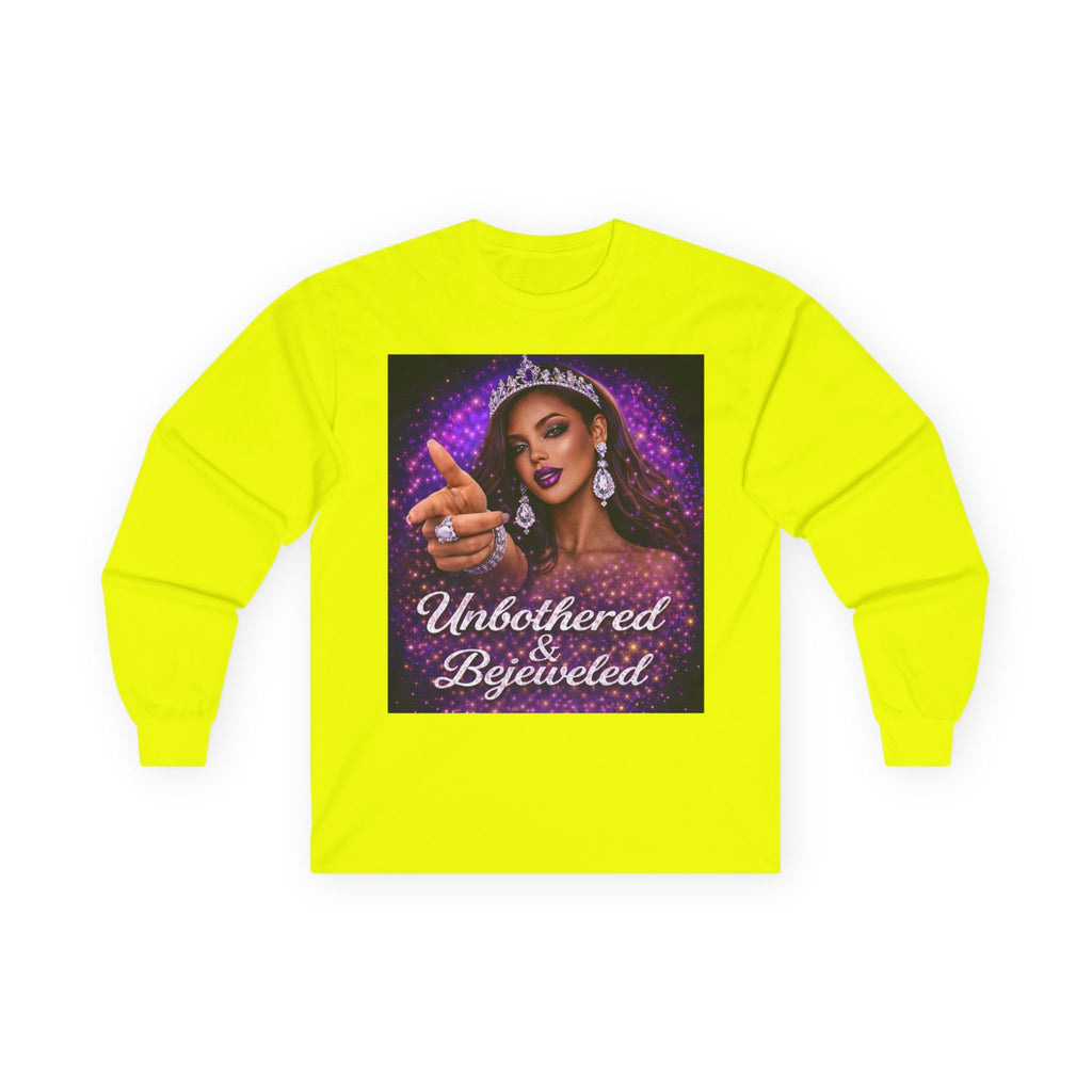 Unbothered & Bejeweled Long Sleeve Tee