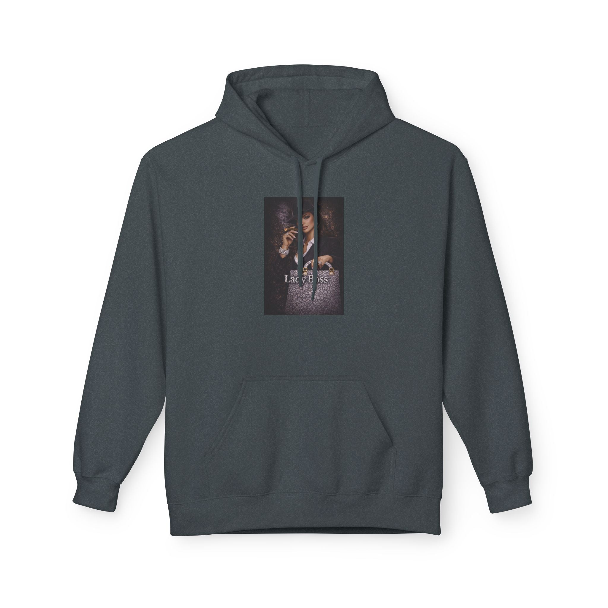 Lady Boss Hoodie — Empowered Chic Graphic Pullover Sale ends 02/15/26