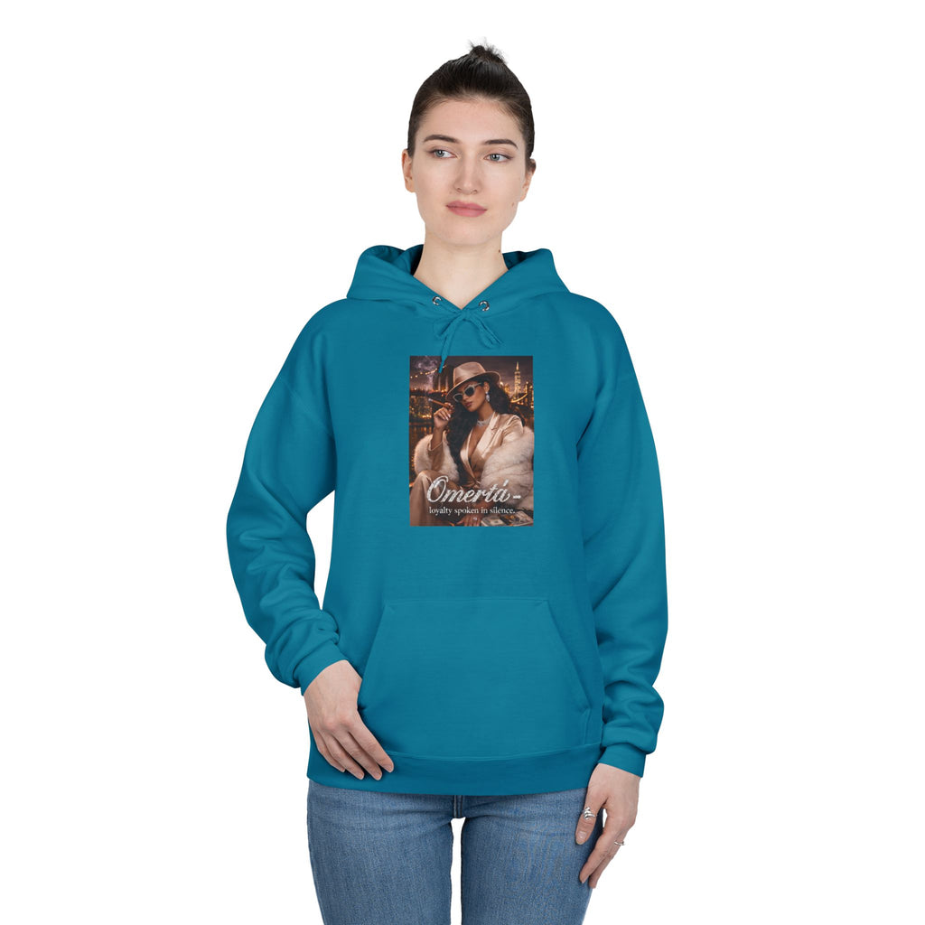 Vintage Cigarette Girl Hoodie — 'Cinerilla' Retro Pinup Pullover