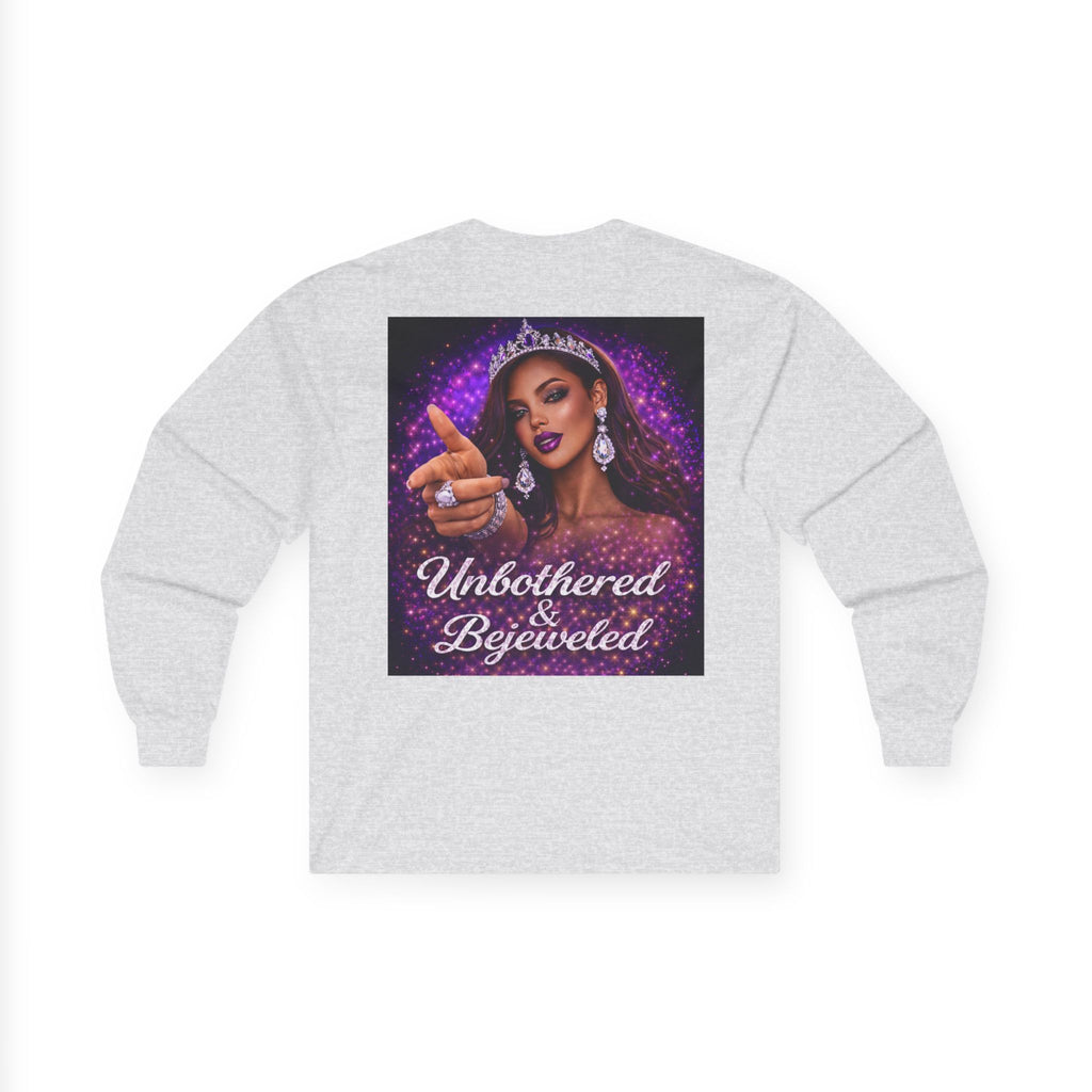 Unbothered & Bejeweled Long Sleeve Tee