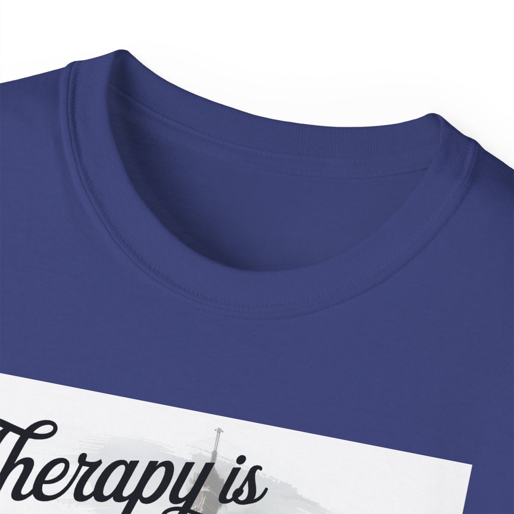 Fashion Quote Tee — "Therapy Is Temporary, Fashion Is Forever" Graphic T-Shirt