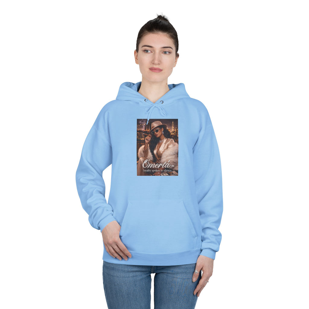 Vintage Cigarette Girl Hoodie — 'Cinerilla' Retro Pinup Pullover
