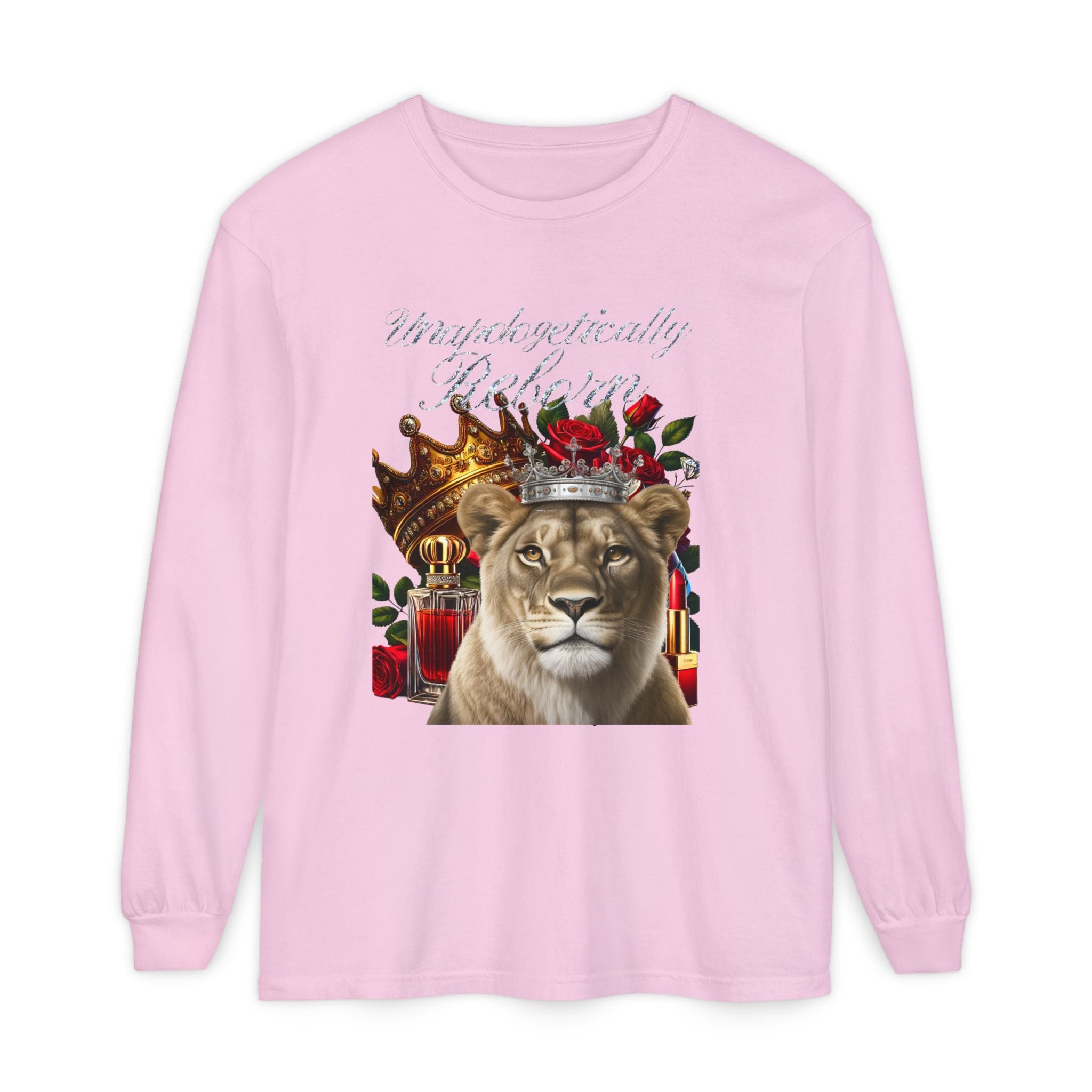 Unapologetically Reborn Long-Sleeve Tee — Strength, Redefined